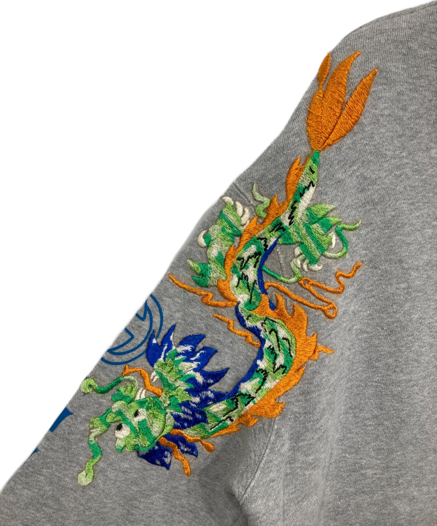 中古・古着通販】GUCCI (グッチ) クラシックロゴドラゴン刺繍フーディ