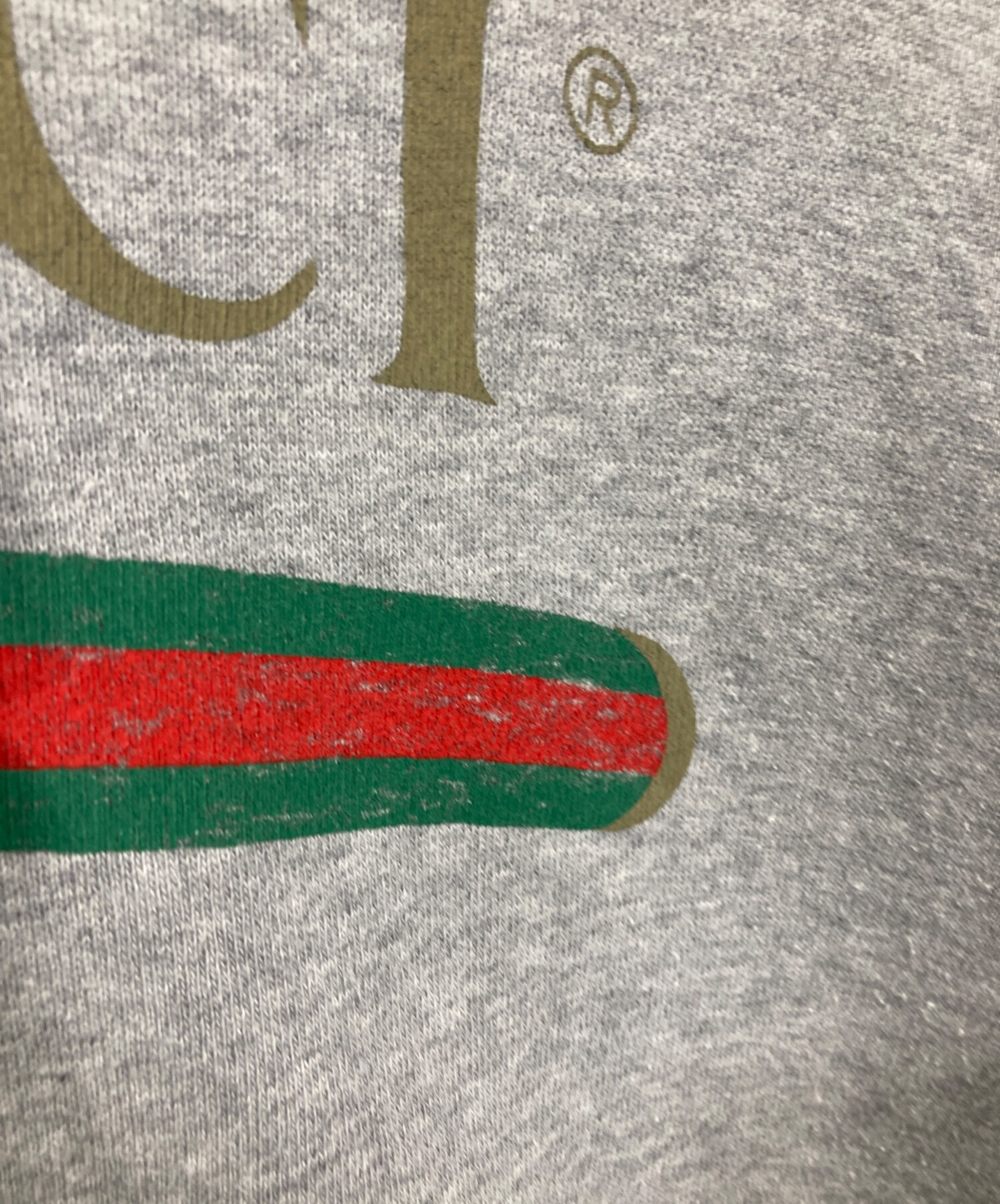 GUCCI★ロゴ刺繍フリーストップス 中古・古着通販】GUCCI (グッチ) クラシックロゴドラゴン刺繍フーディ