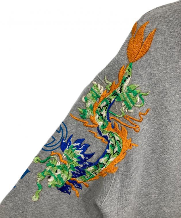 中古・古着通販】GUCCI (グッチ) クラシックロゴドラゴン刺繍フーディ