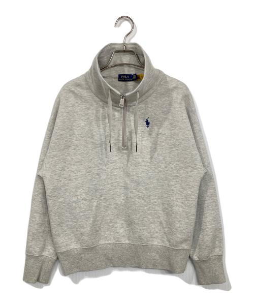 新品未使用品POLORALPHLAURENハーフジップスウェットグレー 中古・古着通販】POLO RALPH LAUREN (ポロ・ラルフローレン) ハーフ