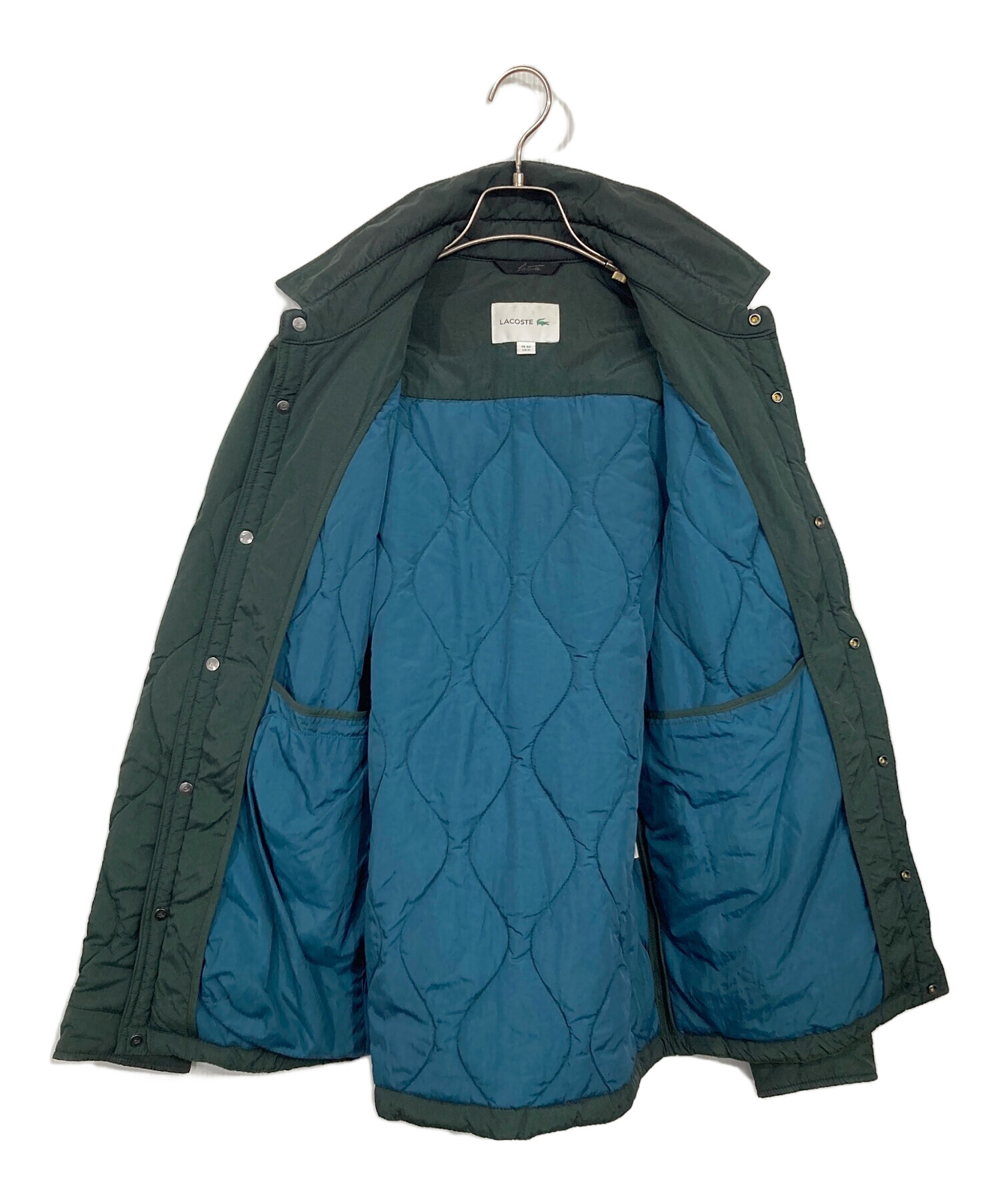 中古・古着通販】LACOSTE (ラコステ) キルティングジャケット グリーン