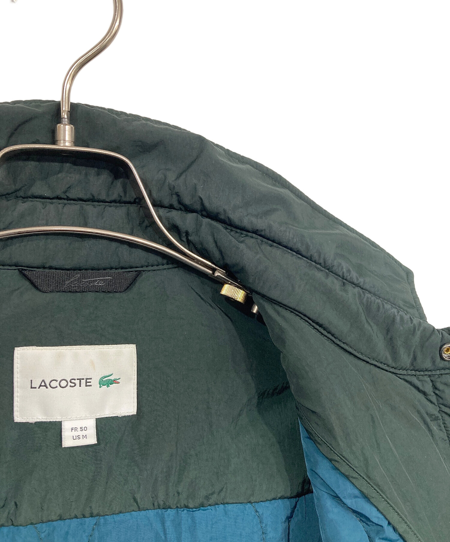 中古・古着通販】LACOSTE (ラコステ) キルティングジャケット グリーン 