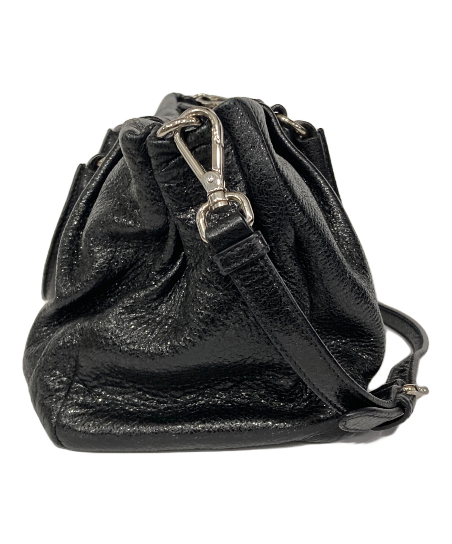 中古・古着通販】PRADA (プラダ) ディアスキン2wayバッグ ブラック