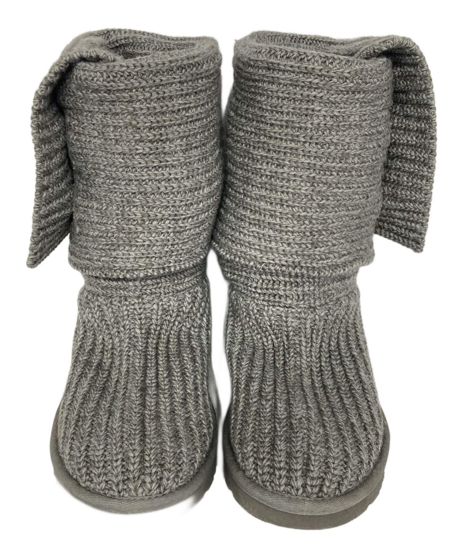 UGG アグ Classic Cardyクラシックカーディニットブーツ グレー 中古・古着通販】UGG (アグ) クラシック カーディ ニットブーツ グレー