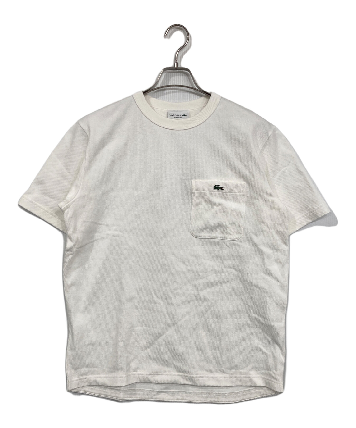 中古・古着通販】LACOSTE (ラコステ) 鹿の子地ポケット半袖Tシャツ 