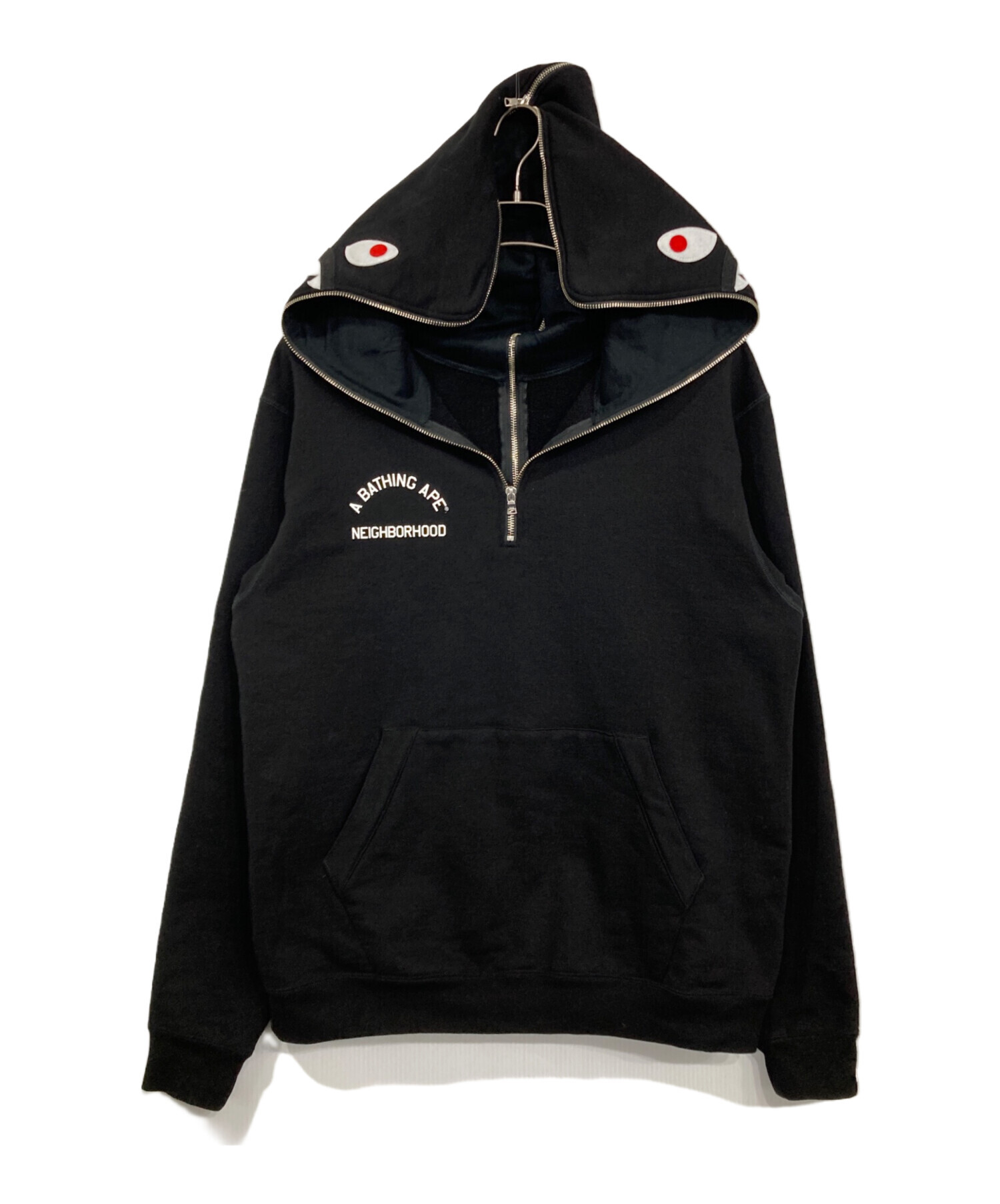 【中古】アベイシングエイプ A BATHING APE LAYERED PATCH LOOSE FIT PULLOVER HOODIE NAVY XL ☆AA★251127 中古・古着通販】A BATHING APE (ア ベイシング エイプ) NEIGHBORHOOD