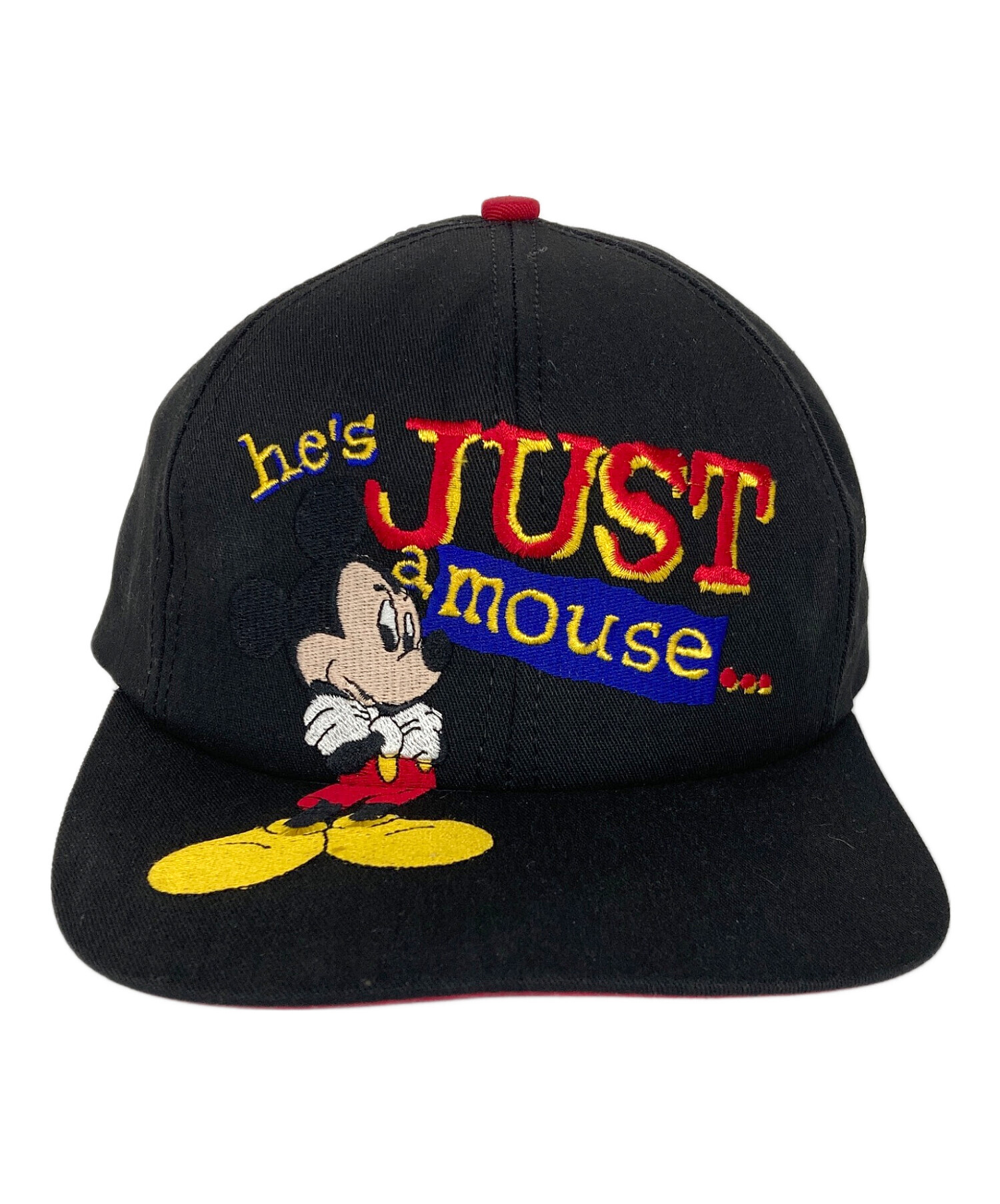 中古・古着通販】DISNEY (ディズニー) he's JUST mouseキャップ