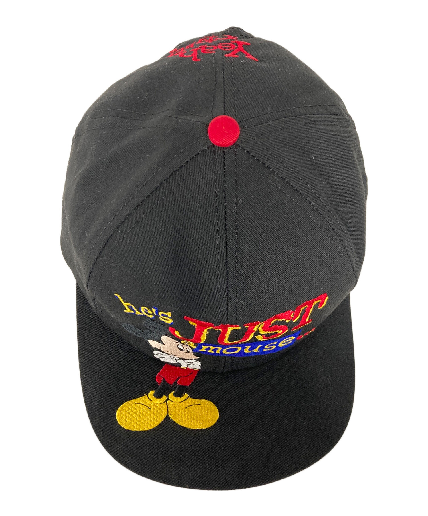 中古・古着通販】DISNEY (ディズニー) he's JUST mouseキャップ