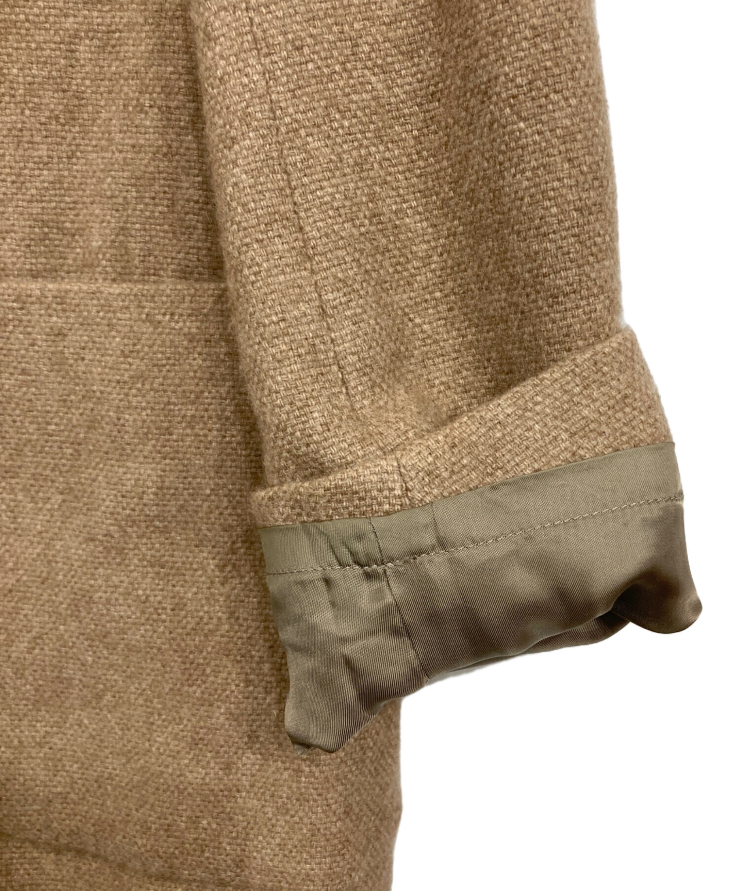 美品✨ISSEY MIYAKE プリーツ　ベージュ　テーラードジャケット 中古・古着通販】ISSEY MIYAKE (イッセイミヤケ) カシミヤテーラード