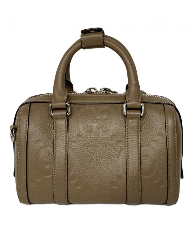 中古・古着通販】GUCCI (グッチ) ジャンボGG 2Wayボストンバッグ