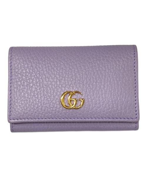 中古・古着通販】GUCCI (グッチ) ダブルG カードケース パープル