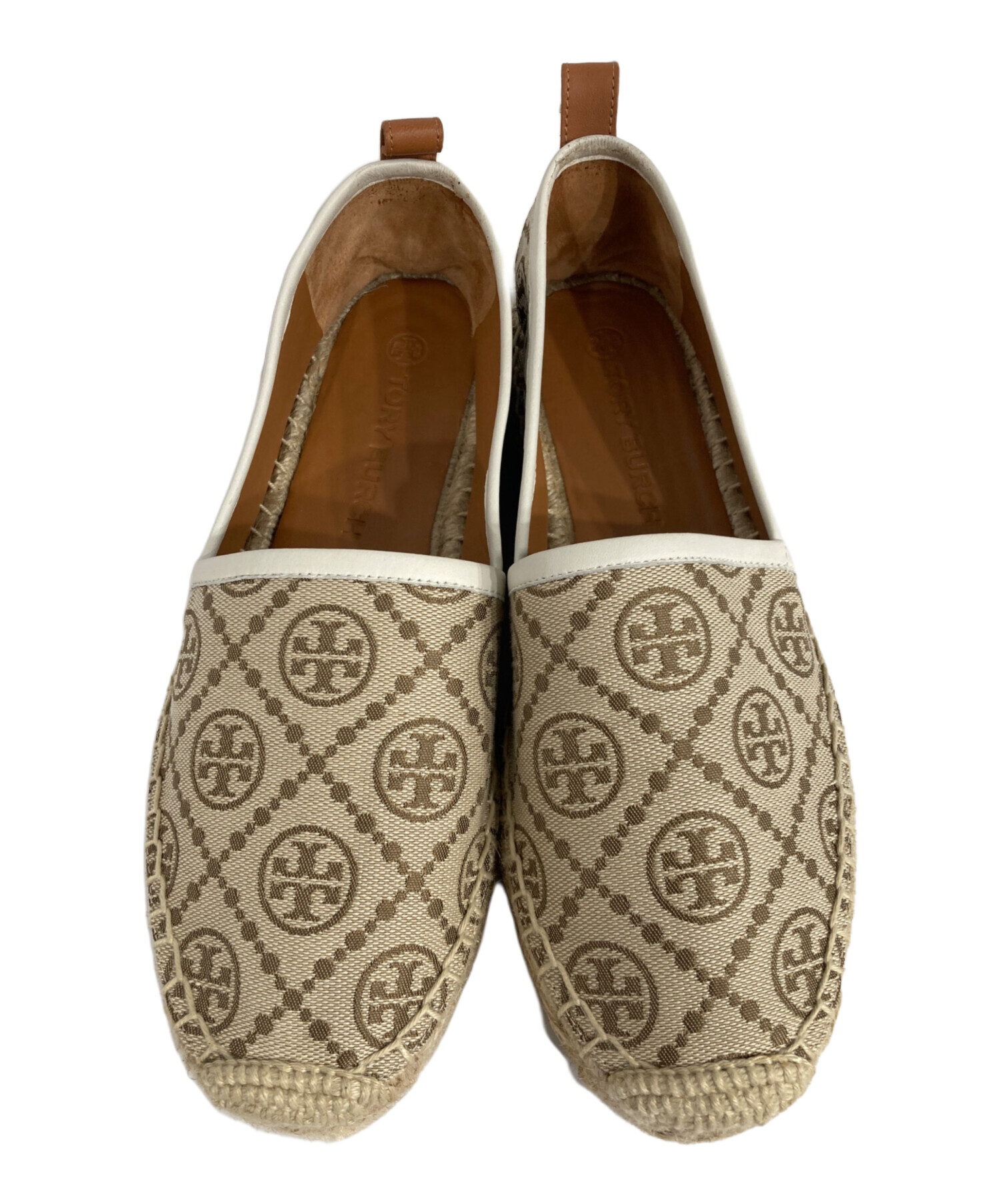 中古・古着通販】TORY BURCH (トリーバーチ) エスパドリーユ ベージュ