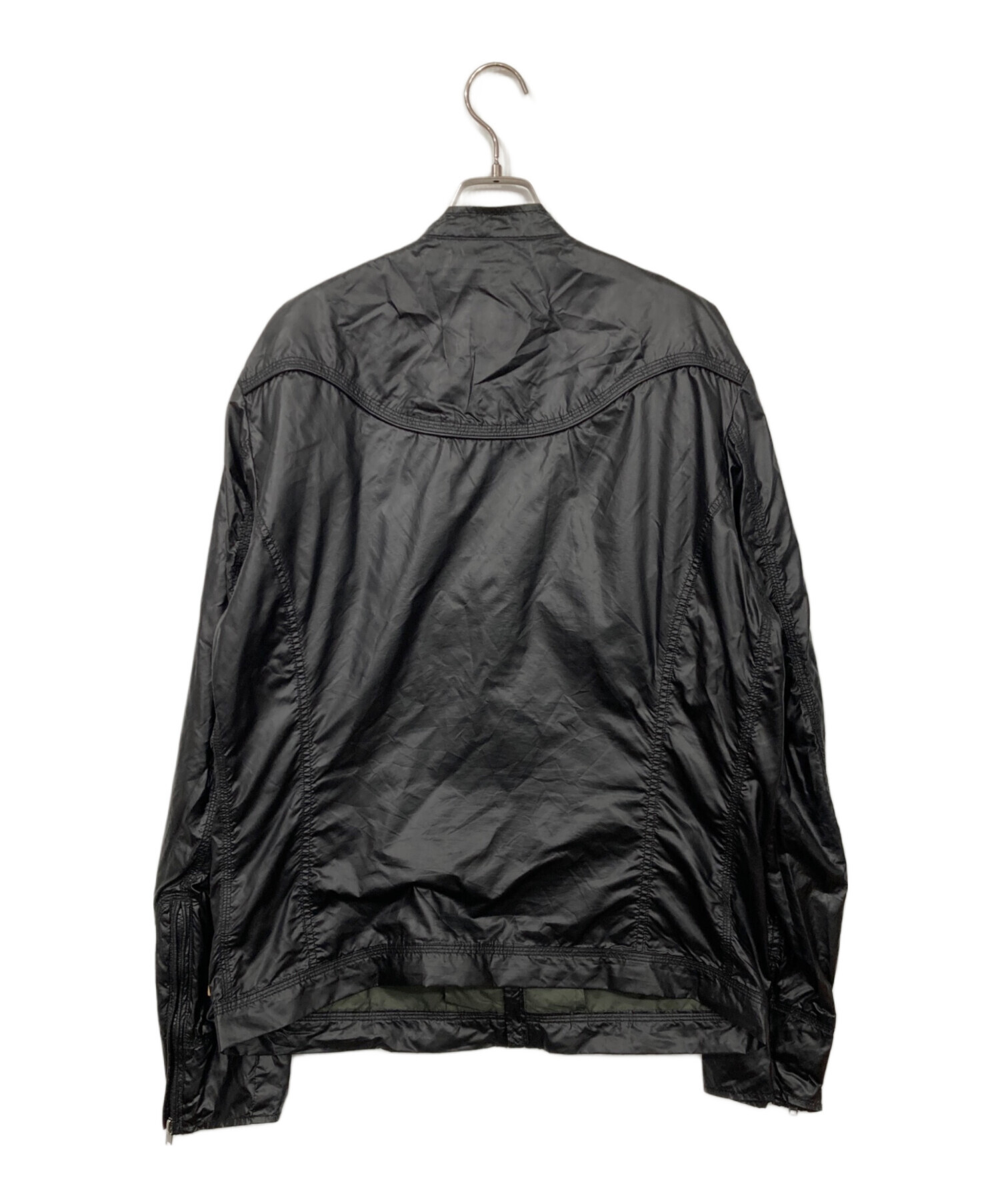 中古・古着通販】DIESEL (ディーゼル) ナイロンジャケット ブラック