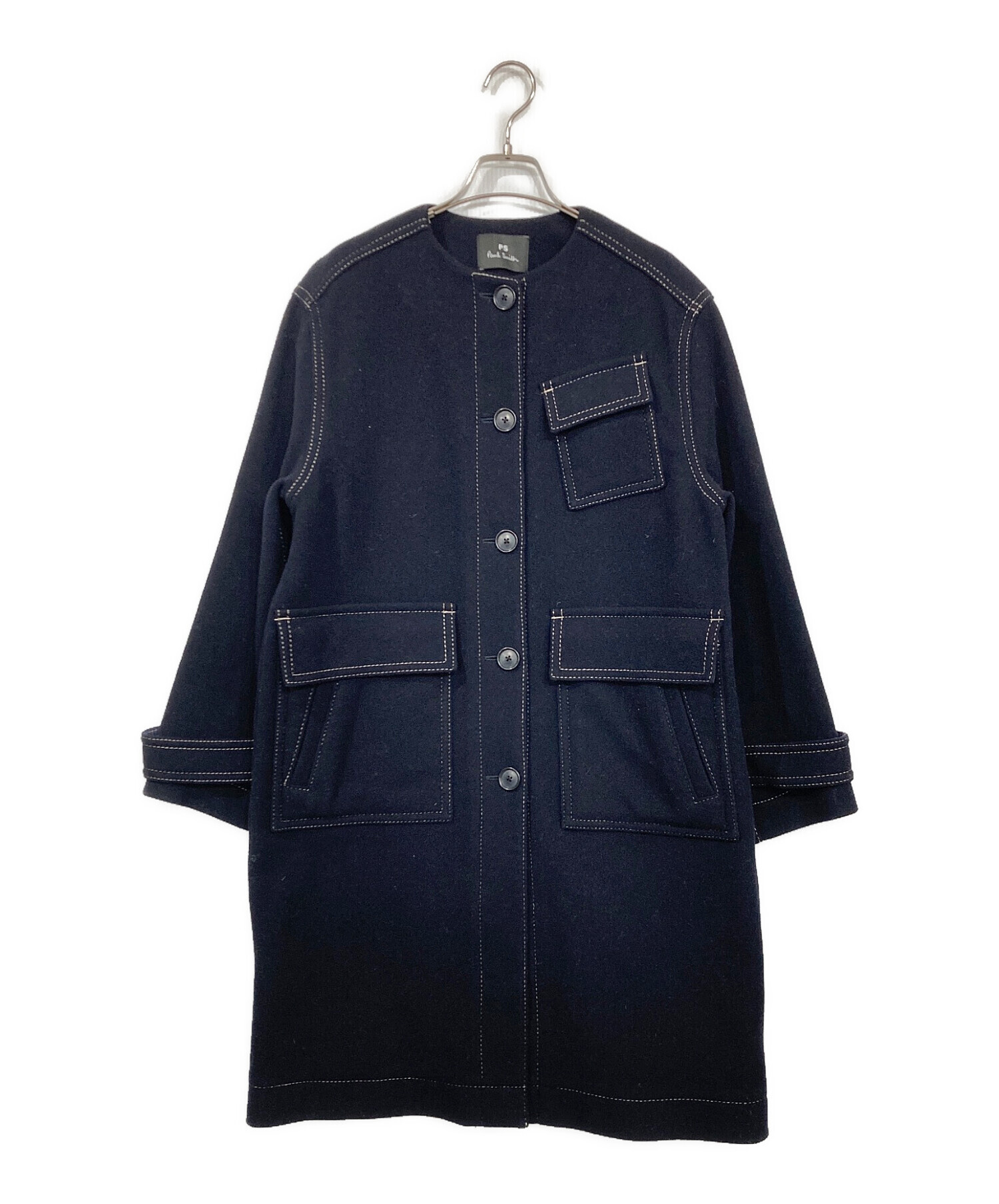中古・古着通販】PS Paul Smith (PSポールスミス) ノーカラーコート