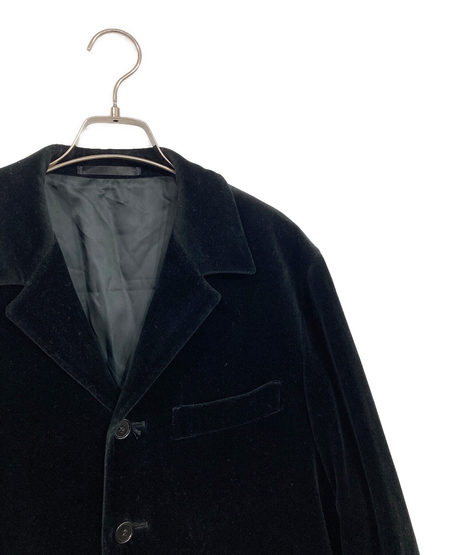 美品　ポールスミスコレクション ベロア テーラードジャケット　カシミヤ　ブラック 2025年最新】Paul Smith COLLECTION カラー：ブラック系 テーラード