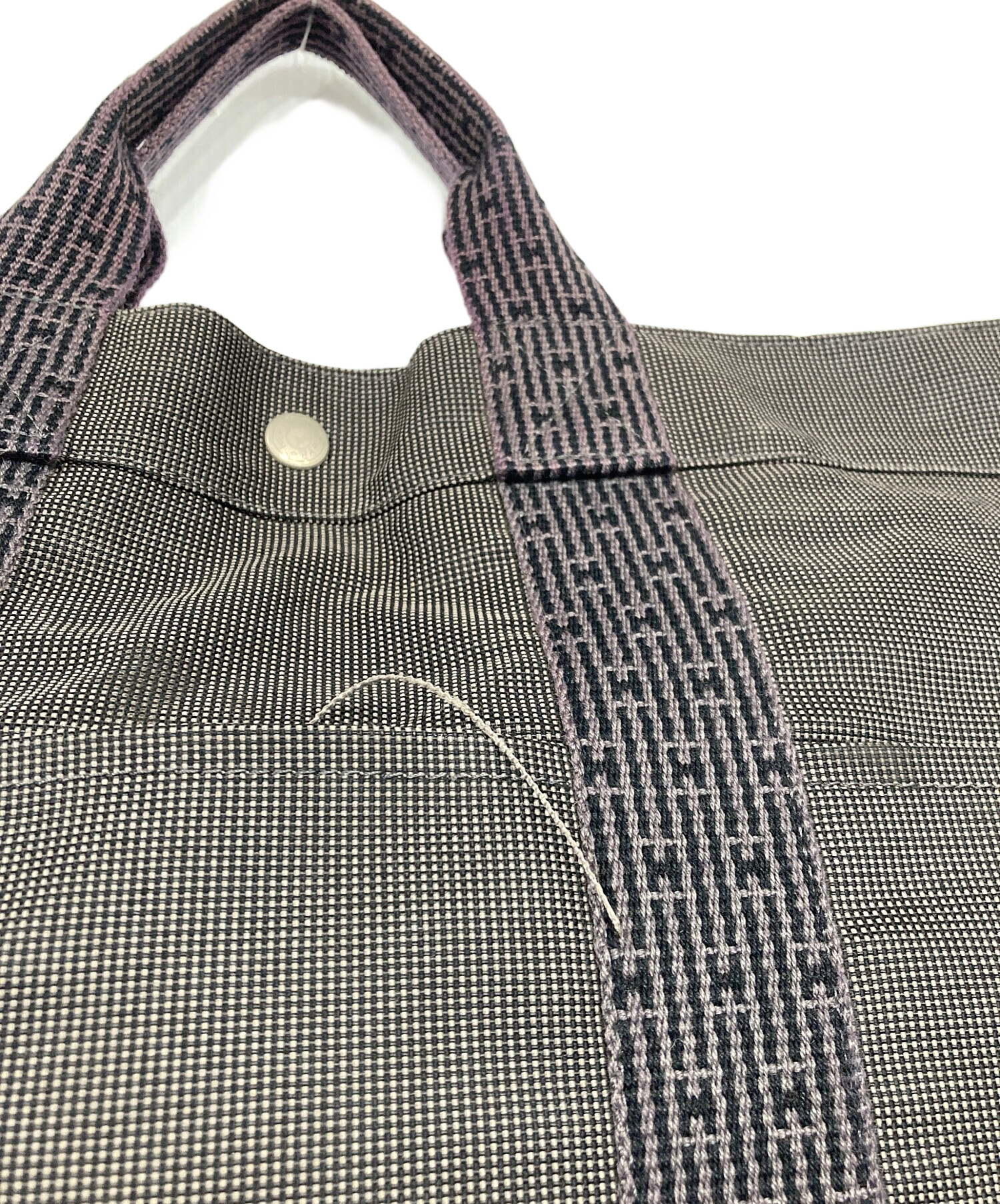 中古・古着通販】HERMES (エルメス) エールライントートバッグ グレー