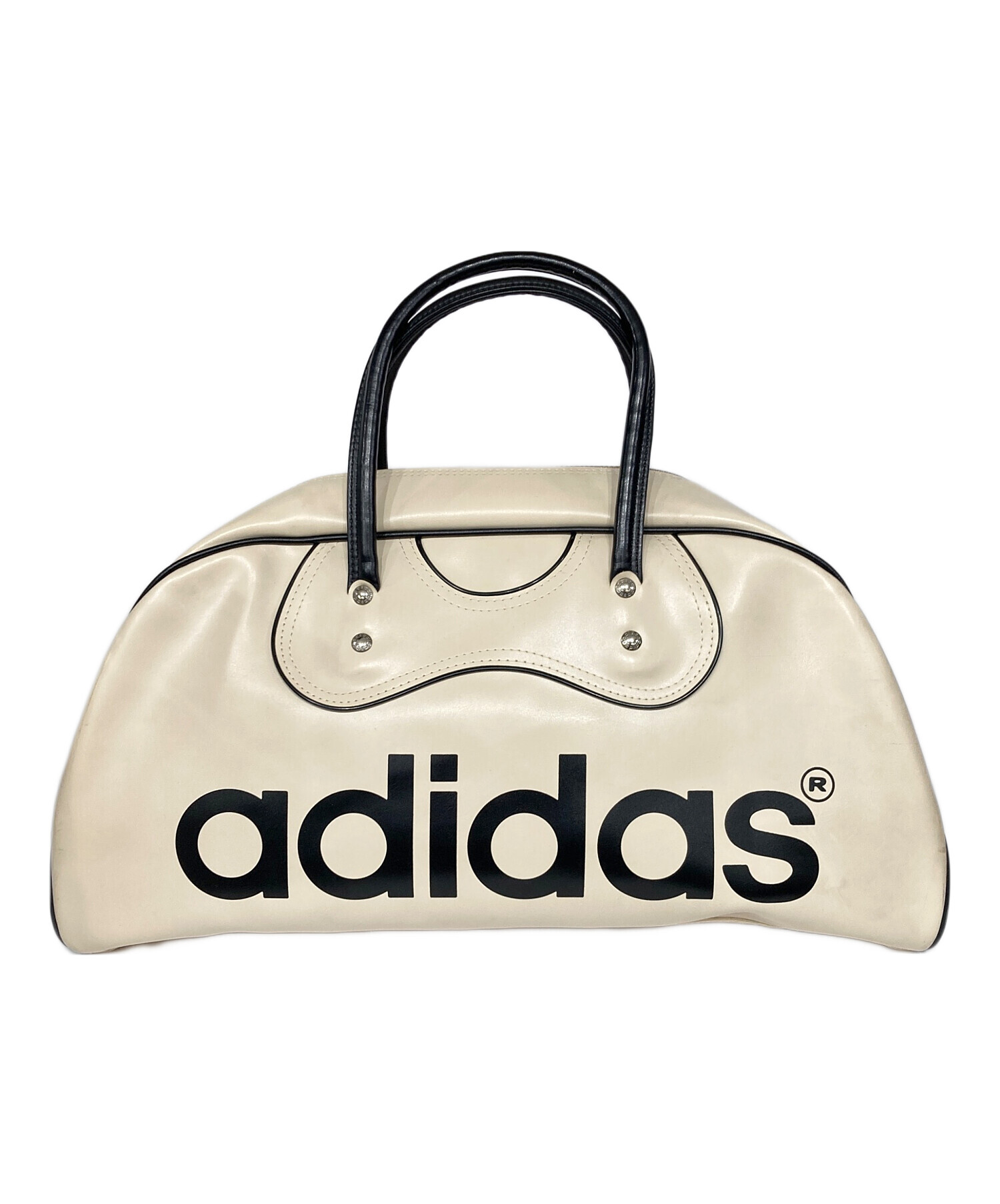 中古・古着通販】adidas (アディダス) ボストンバッグ ベージュ