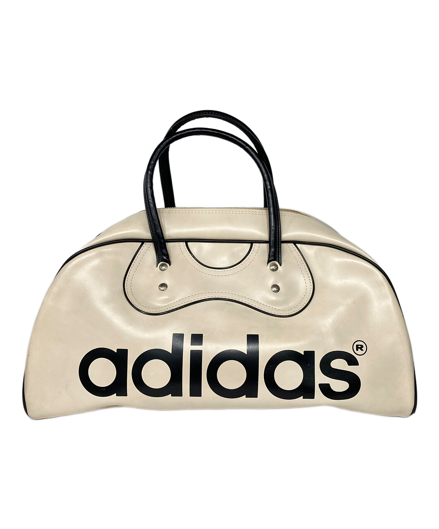中古・古着通販】adidas (アディダス) ボストンバッグ ベージュ