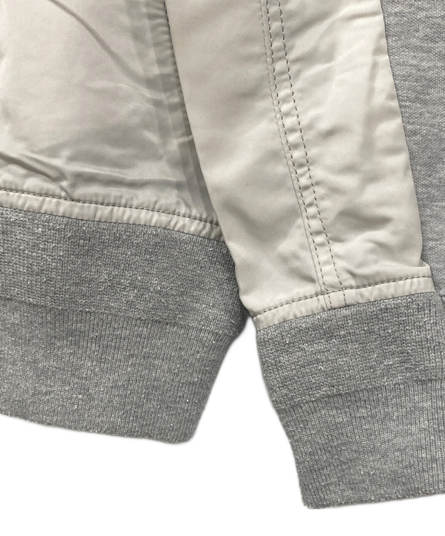 タ*シ様 sacai ドッキングスウェット　グレーカーキ　2 ma-1 タ*シ様 sacai ドッキングスウェット グレーカーキ 2 ma-1