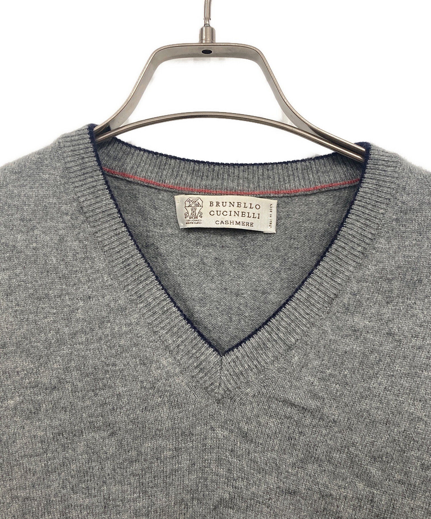 中古・古着通販】BRUNELLO CUCINELLI (ブルネロクチネリ) カシミヤV