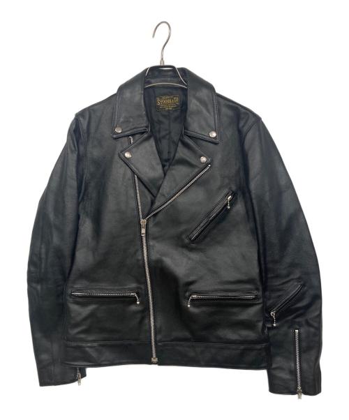 STOOGE & CO シングルライダースジャケット M ブラック 黒 STOOGE & CO シングルライダースジャケット M ブラック 黒 STOOGE & CO