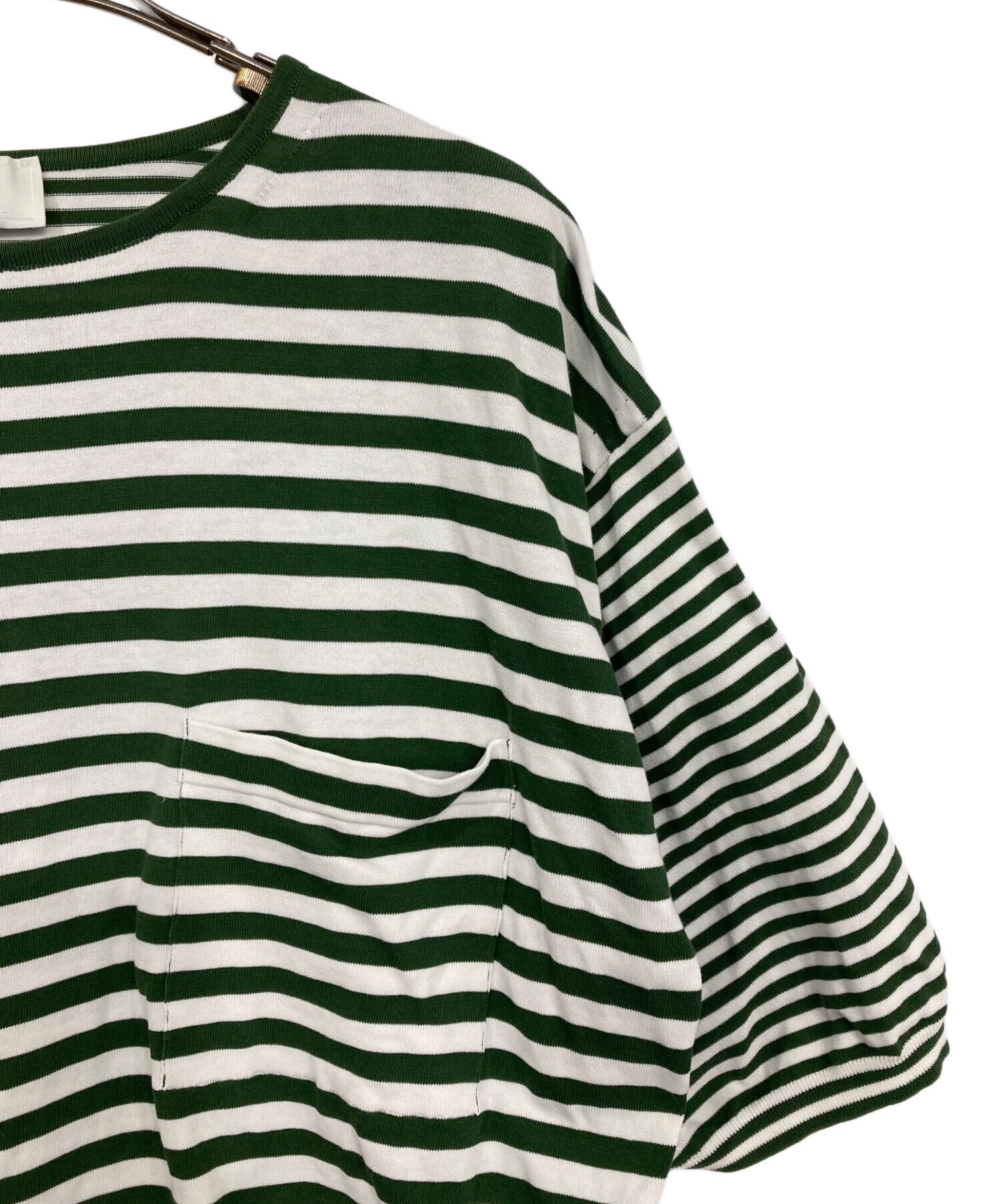 中古・古着通販】HERILL (ヘリル) Suvincotton Highgauge Border-T 