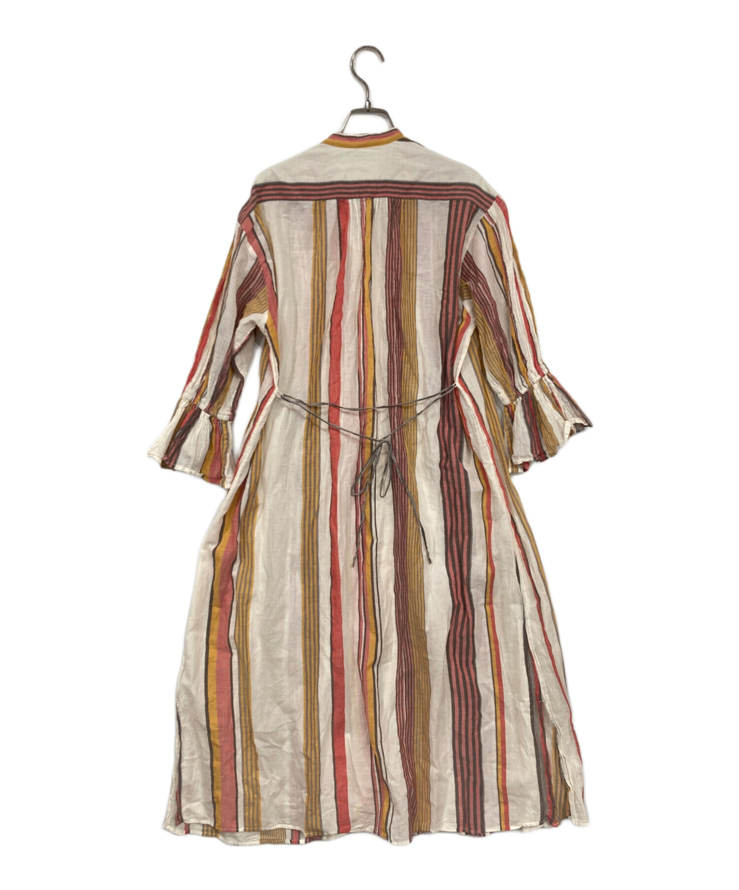 中古・古着通販】ne quittez pas (ヌキテパ) ストライプワンピース