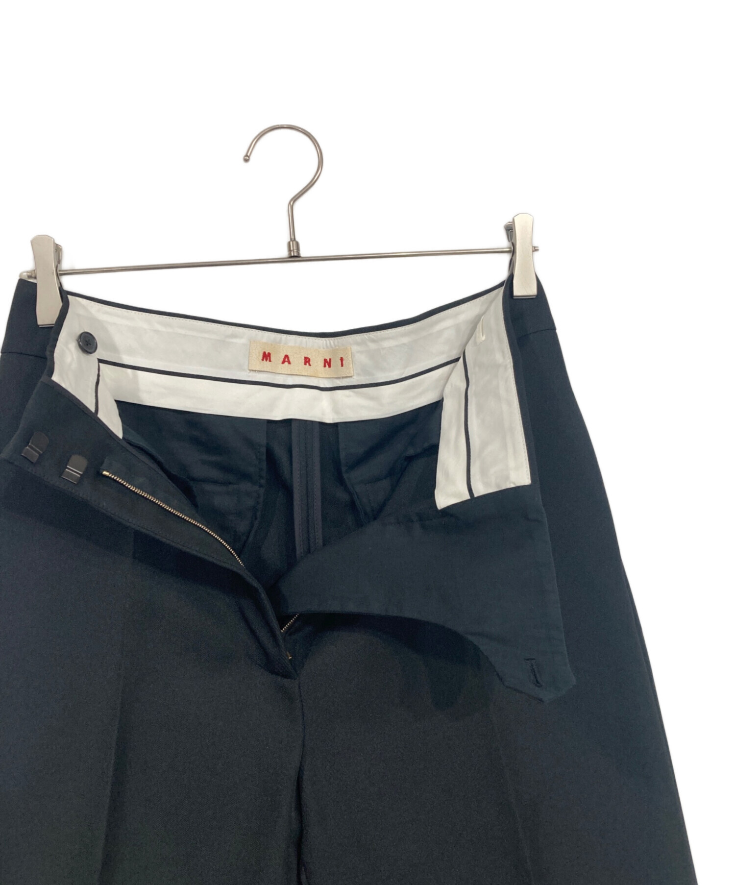 中古・古着通販】MARNI (マルニ) スラックス ブラック サイズ:38