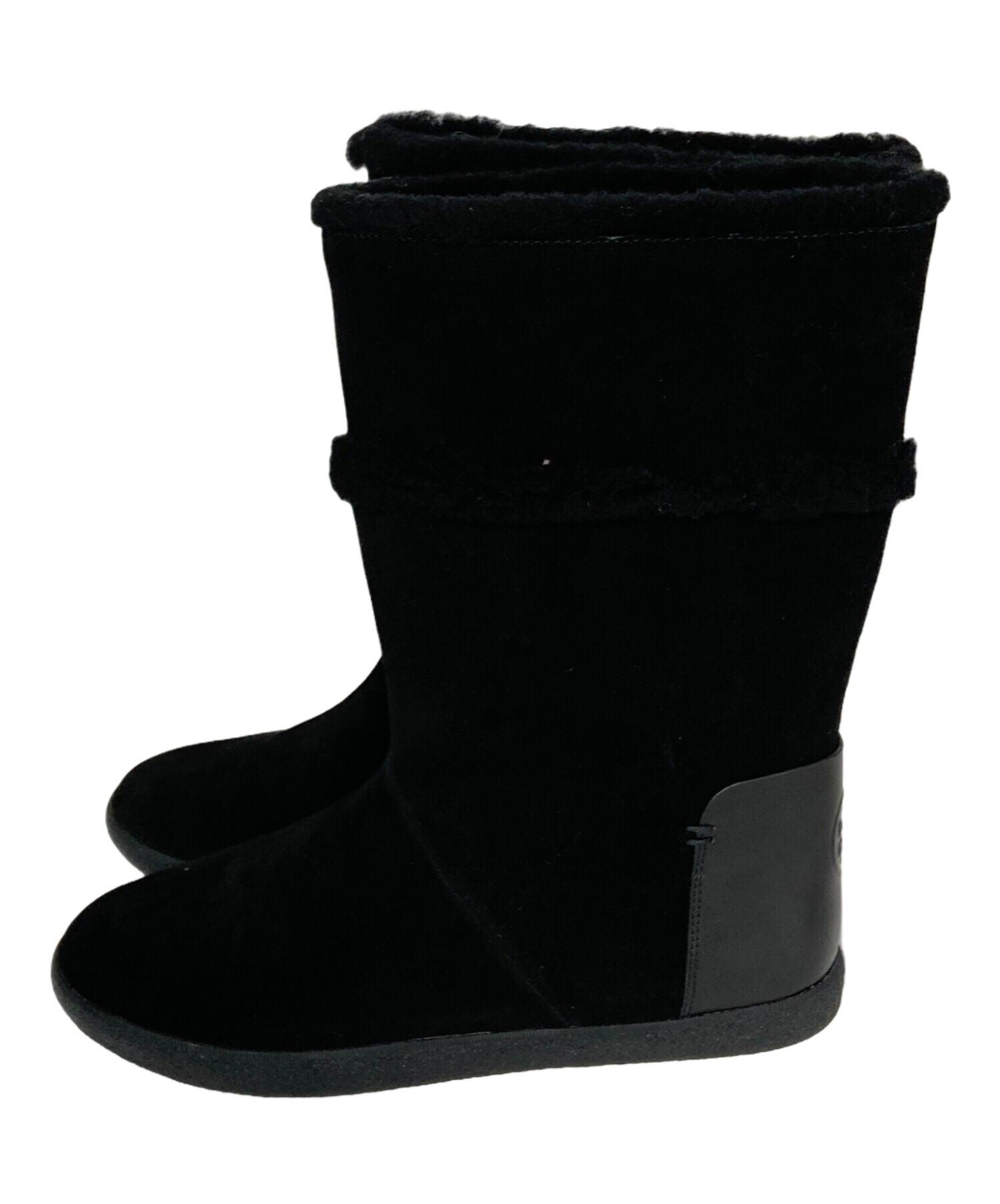 中古・古着通販】TORY BURCH (トリーバーチ) ムートンブーツ ブラック