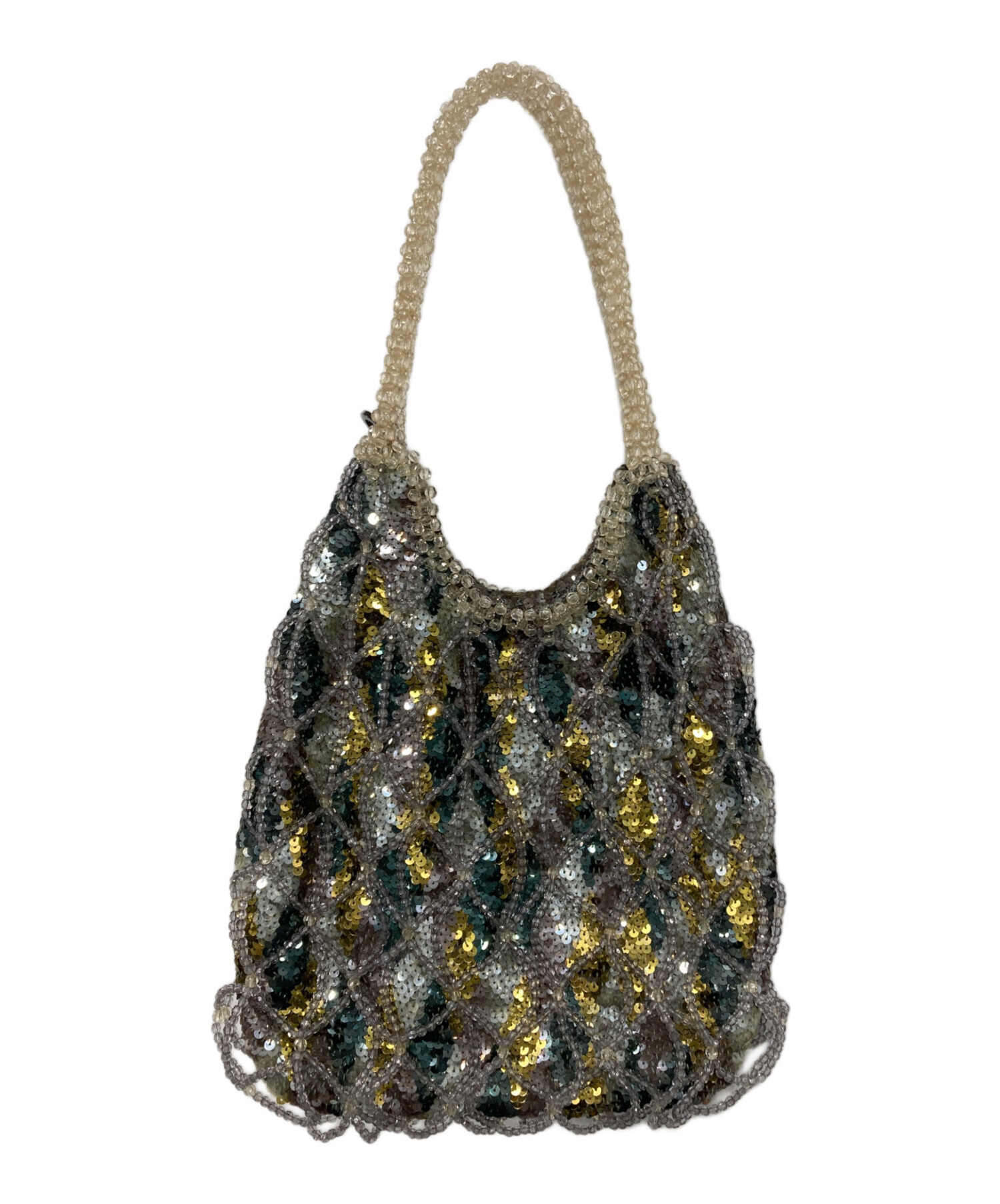 アンテプリマ ターコイズ ビーズ ハンドバッグ アンテプリマ