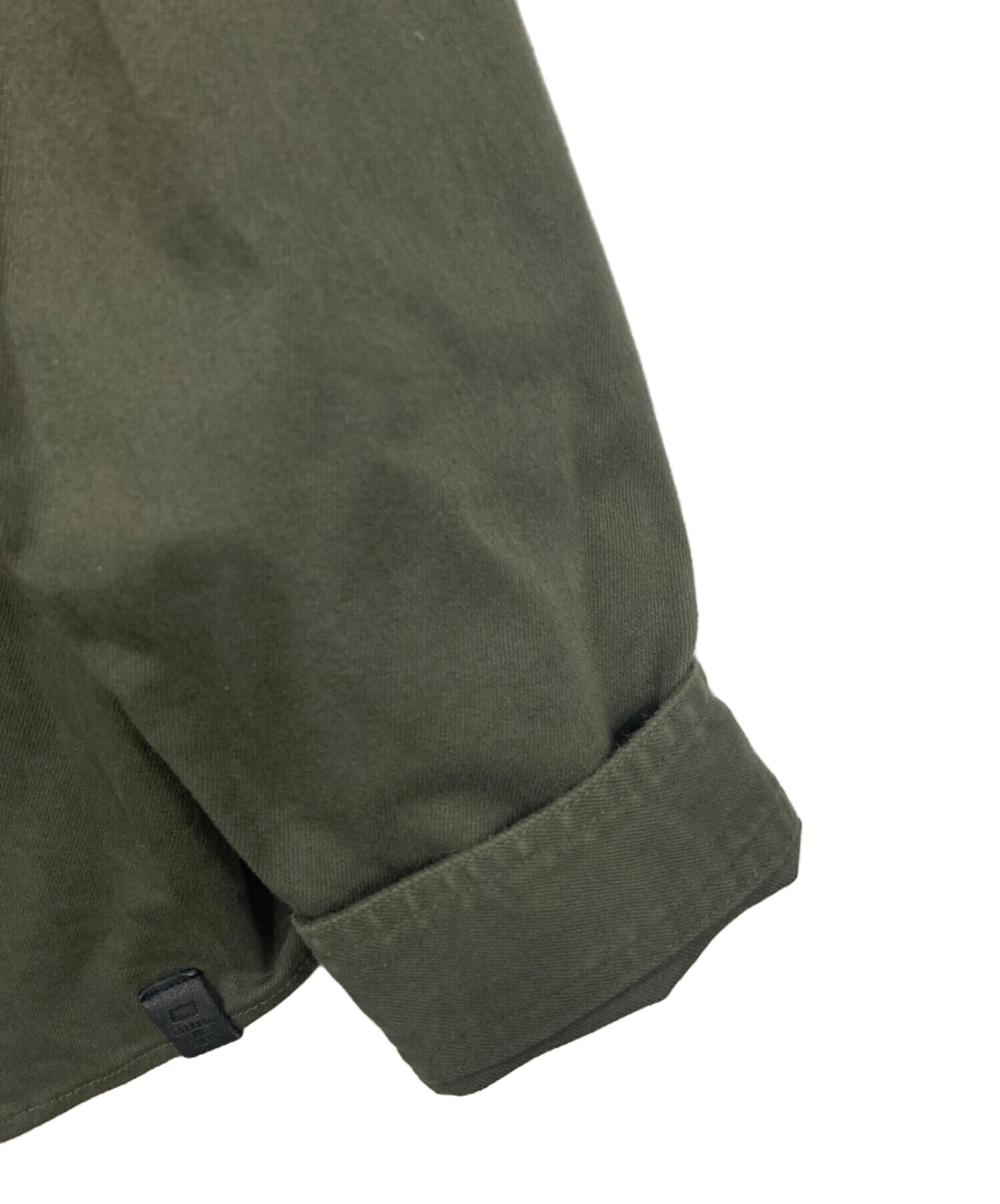 中古・古着通販】KADOYA (カドヤ) MOTO WORK SHIRT カーキ サイズ:4L
