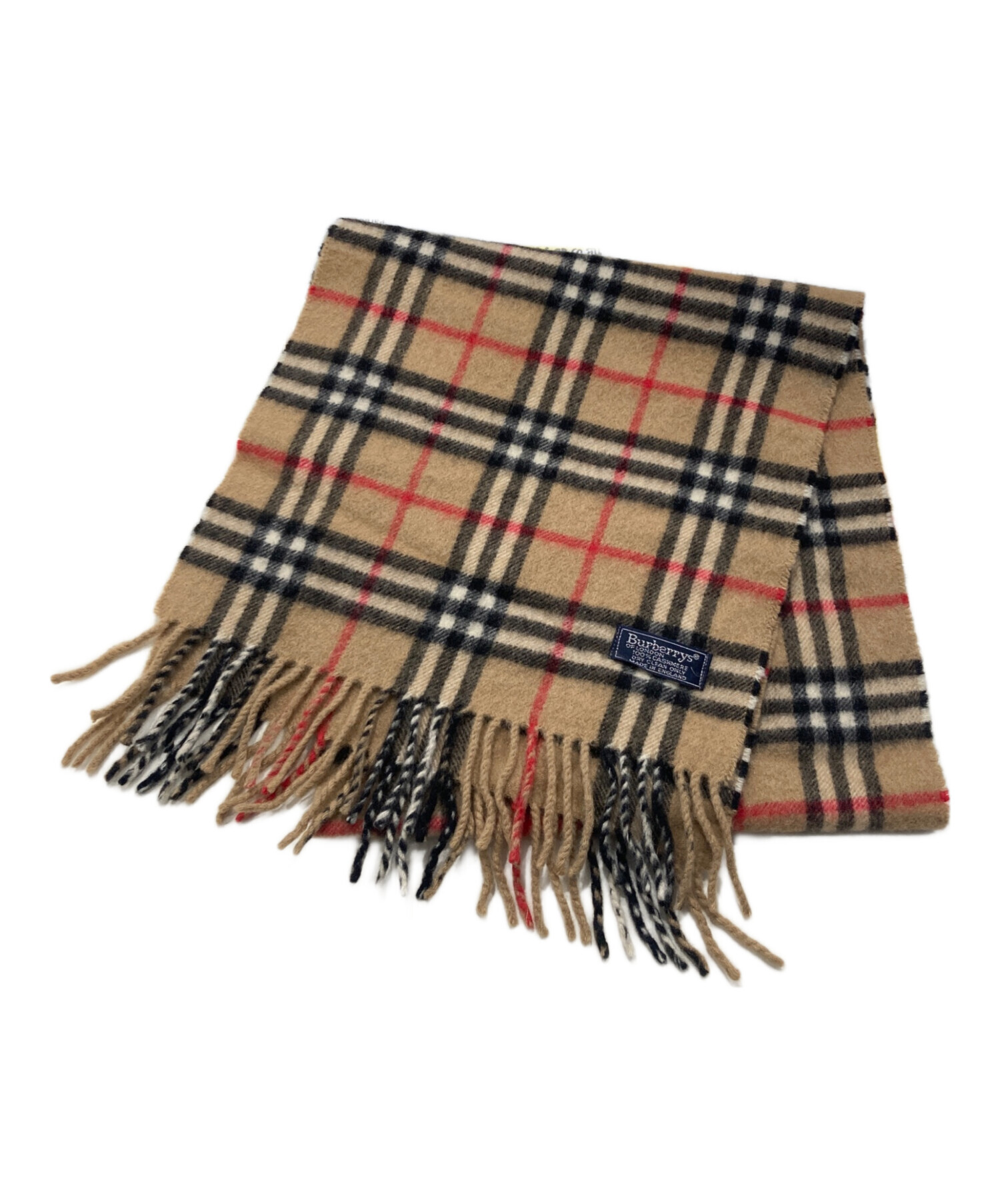 中古・古着通販】Burberry's (バーバリーズ) カシミヤチェックマフラー