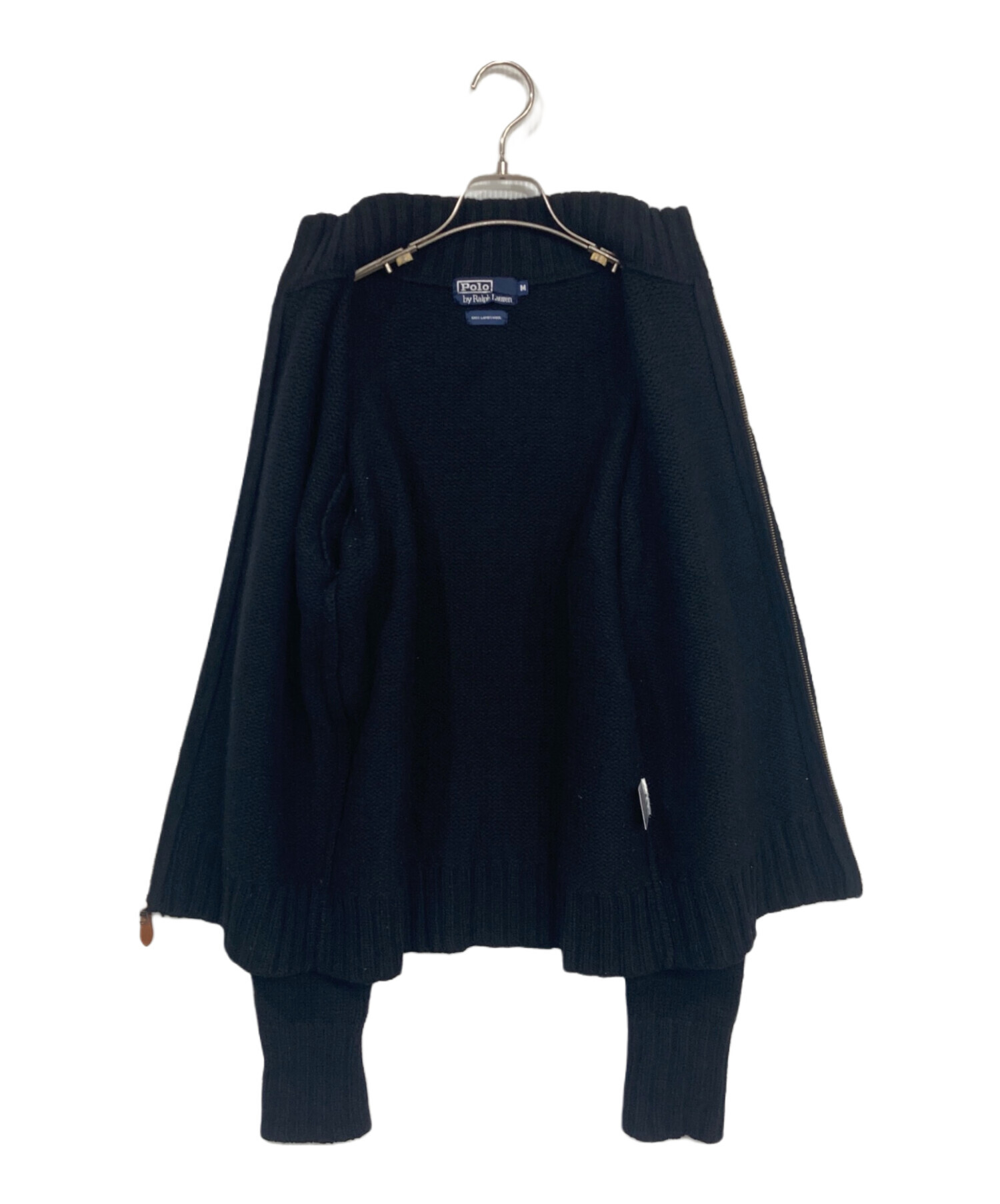 ポロバイラルフローレン ドライバーズニット ラムウール ネイビー LLサイズ 中古・古着通販】POLO RALPH LAUREN (ポロ・ラルフローレン