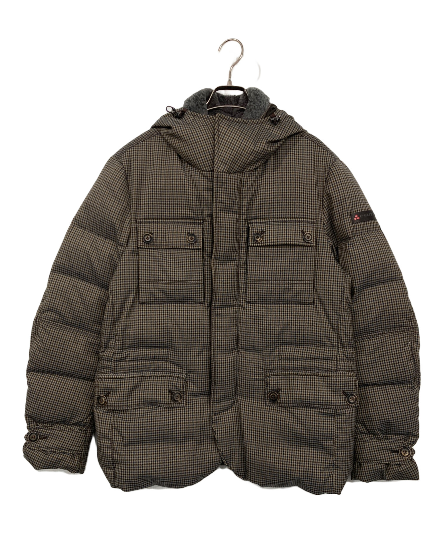 中古・古着通販】PEUTEREY (ピューテリー) ダウンジャケット ブラウン 