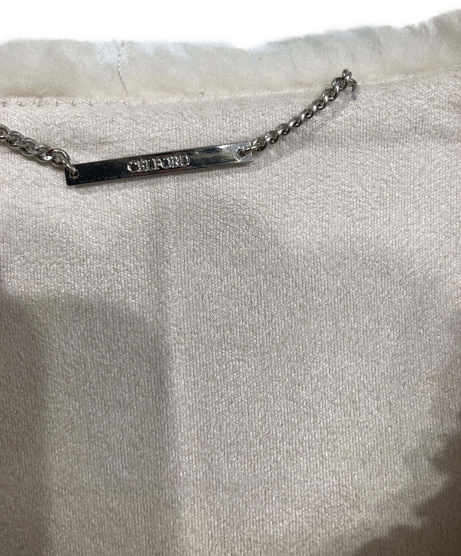 中古・古着通販】CELFORD (セルフォード) ノーカラーボアコート