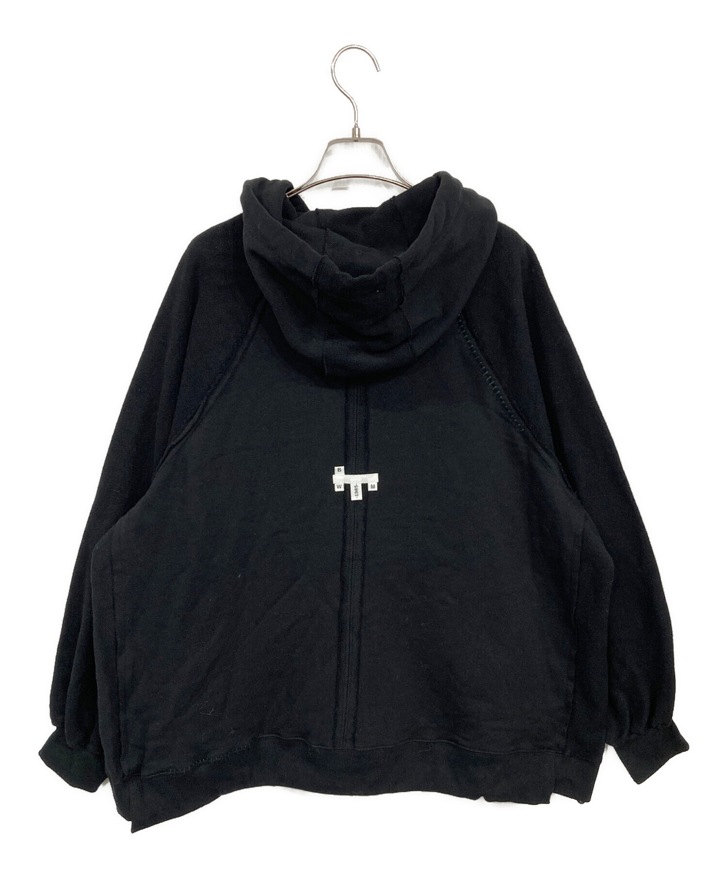 新品 ニコアンド ［be with M］ Misayoハギパーカー 中古・古着通販】niko and (ニコアンド) Misayoハギパーカー ブラック