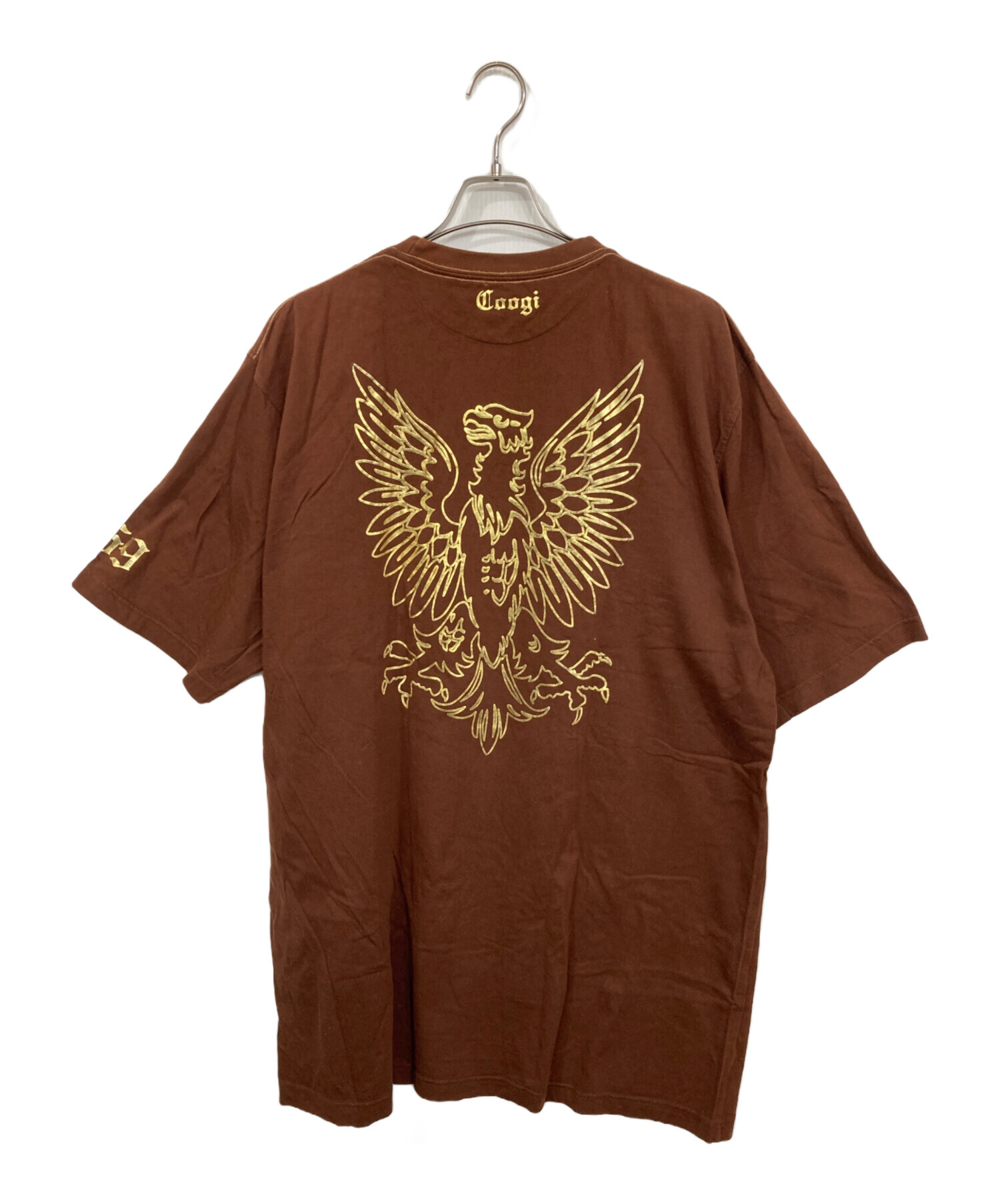 中古・古着通販】Coogi (クージー) 刺繍Tシャツ ブラウン サイズ:XXL