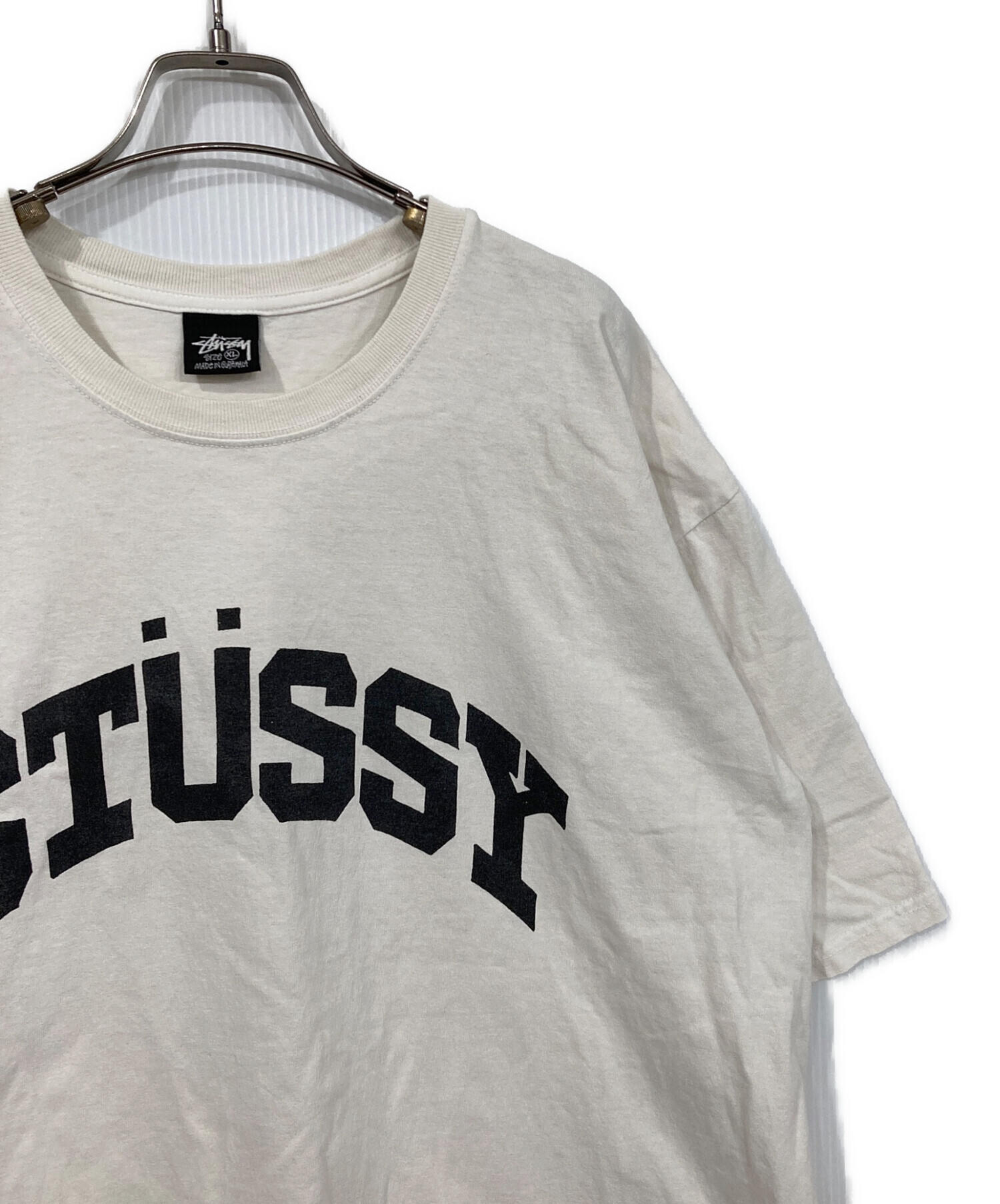 中古・古着通販】stussy (ステューシー) ロゴプリントTシャツ ホワイト