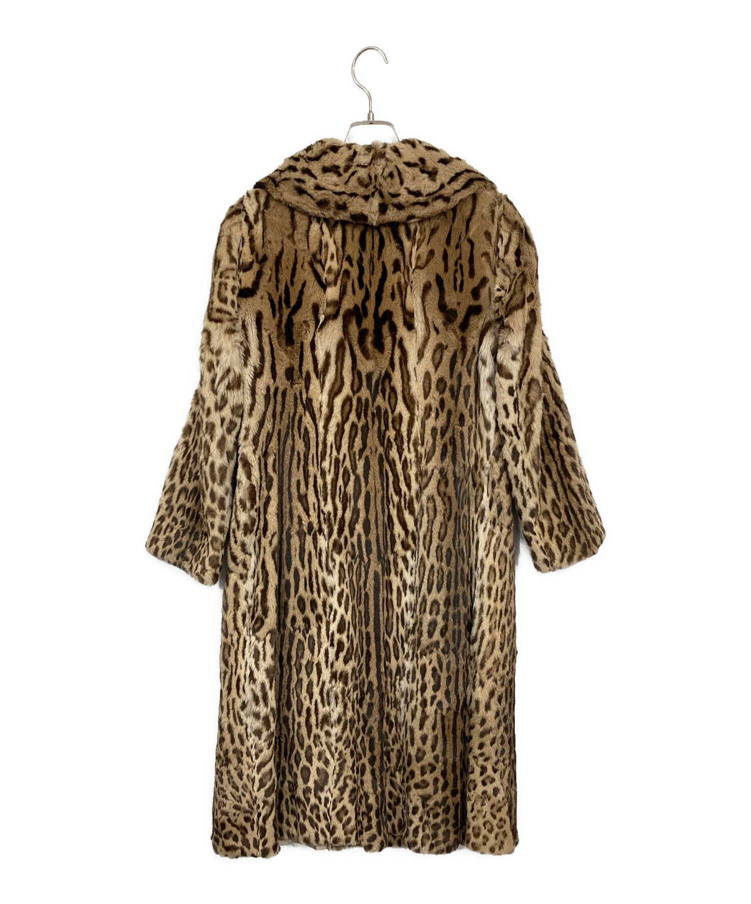 中古・古着通販】EMBA (エンバ) 毛皮ロングコート ベージュ サイズ:M