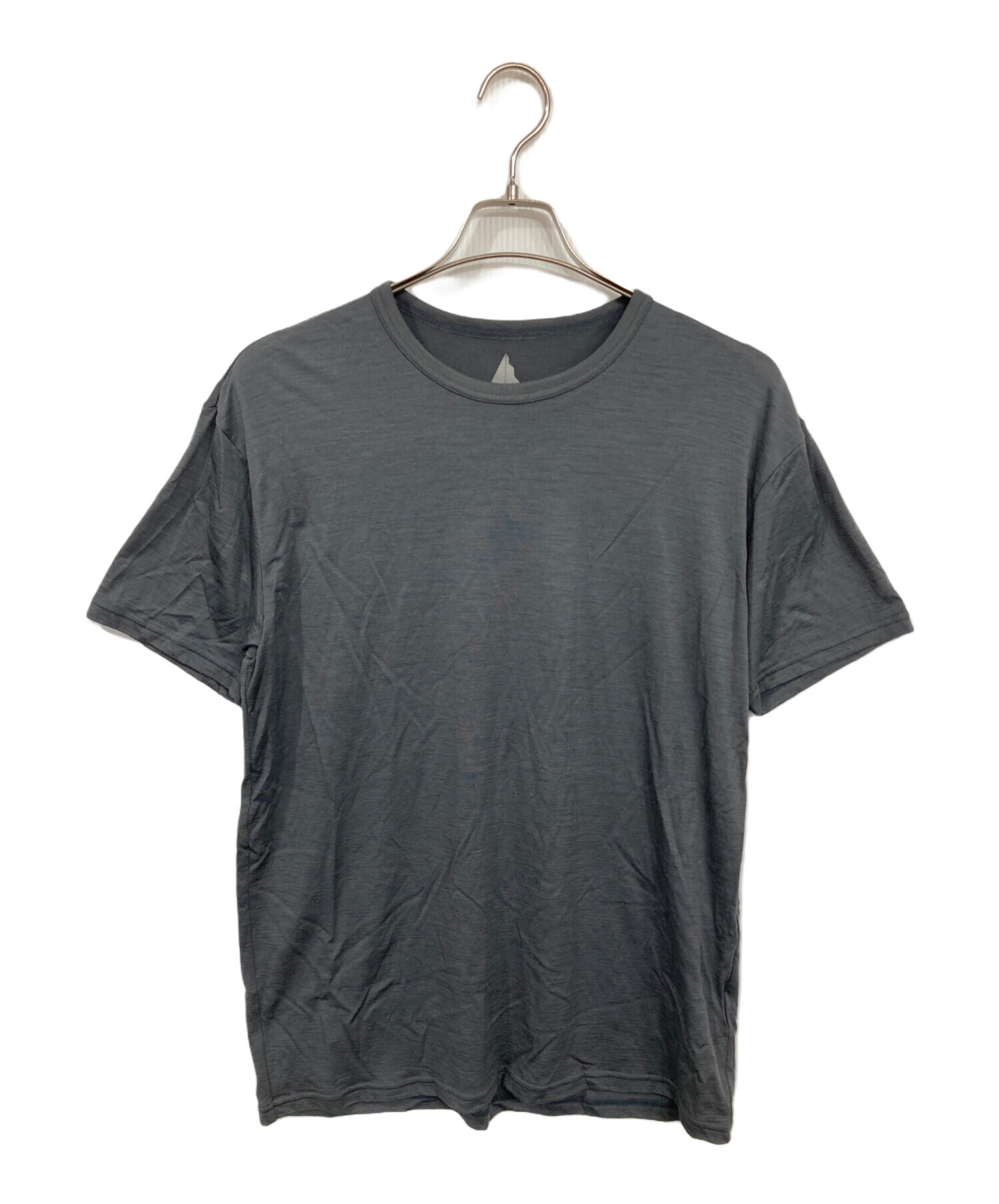 Hereness SMOOTH WOOL T-SHIRT 2 グレー サイズS 中古・古着通販】HERENESS (ヒアネス) SMOOTH WOOL T-SHIRT 2/スムース