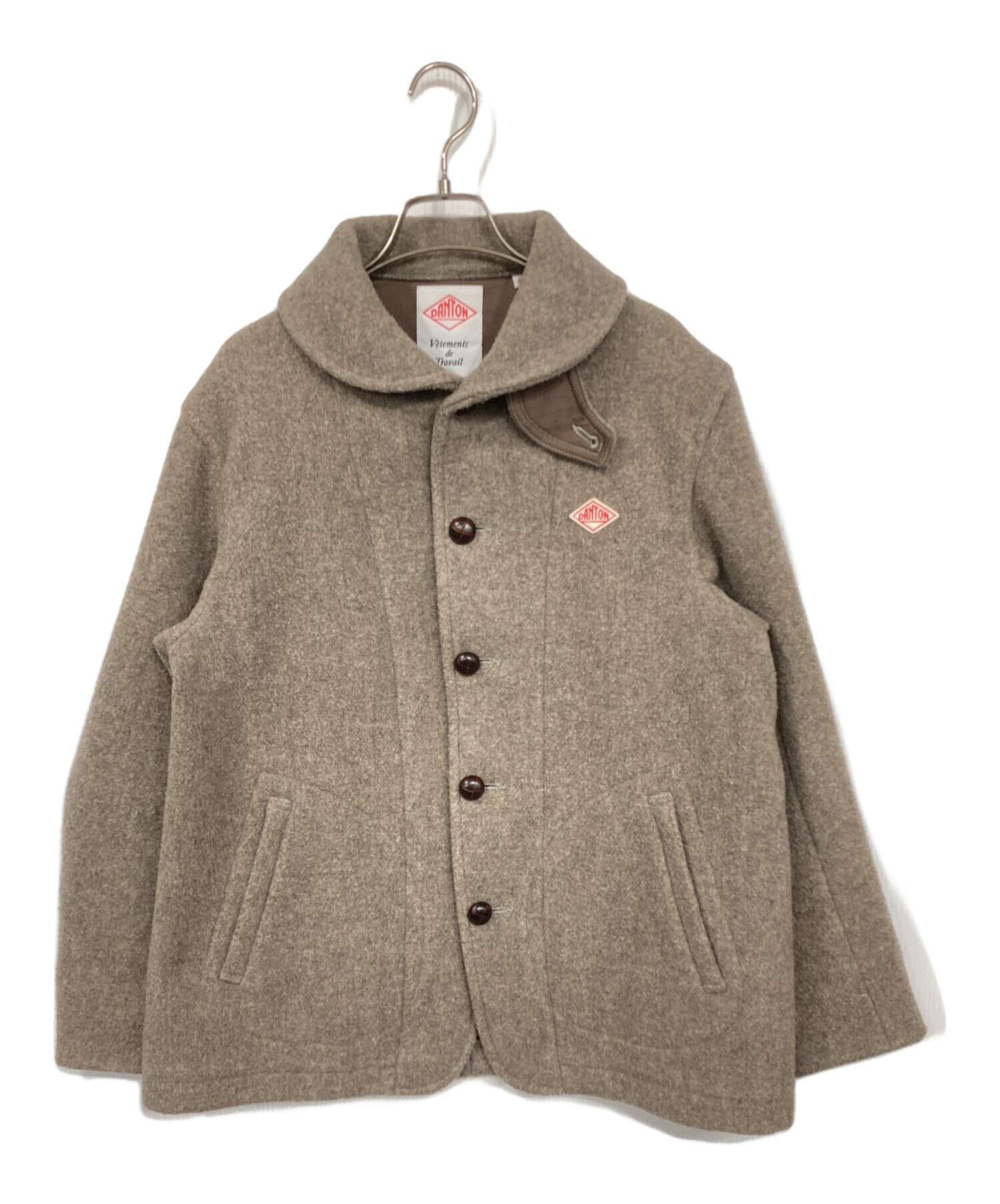 未使用 DANTON ウールジャケット サイズ40 キャメル色 中古・古着通販】DANTON (ダントン) ウールジャケット ベージュ サイズ