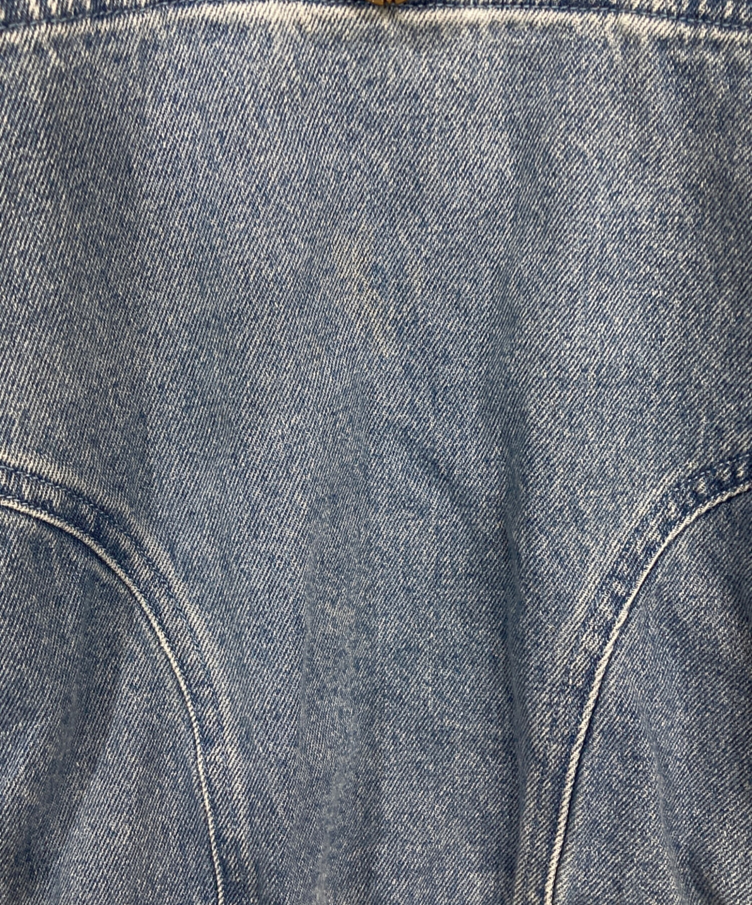 中古・古着通販】adidas (アディダス) デニムクロップド トラック