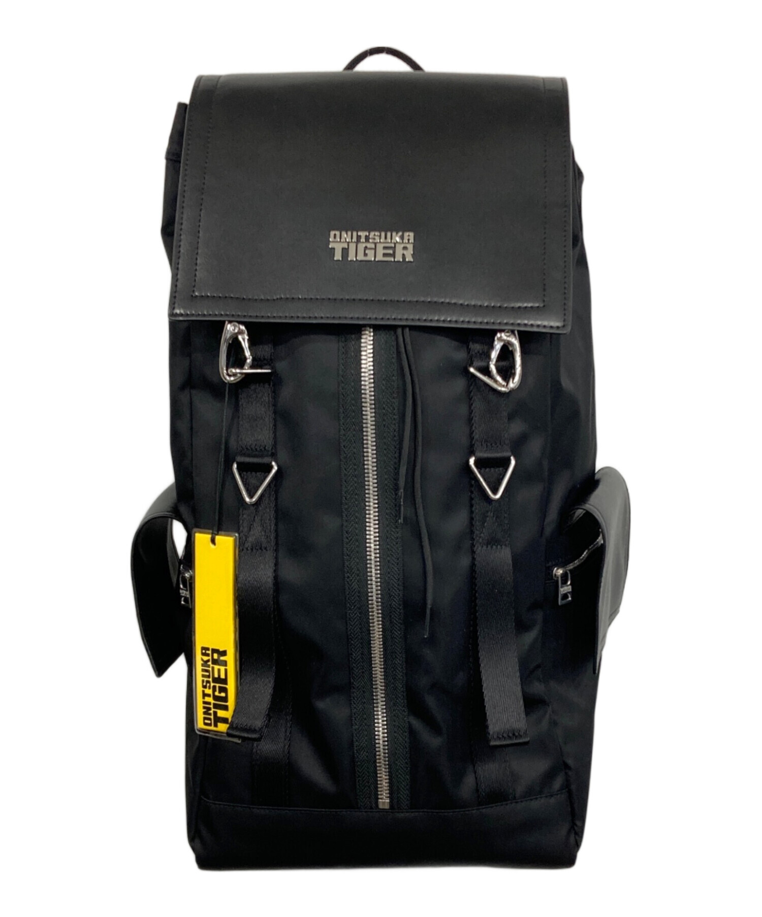 Onitsuka Tiger BACK PACK ブラック 中古・古着通販】Onitsuka Tiger (オニツカタイガー) BACK PACK