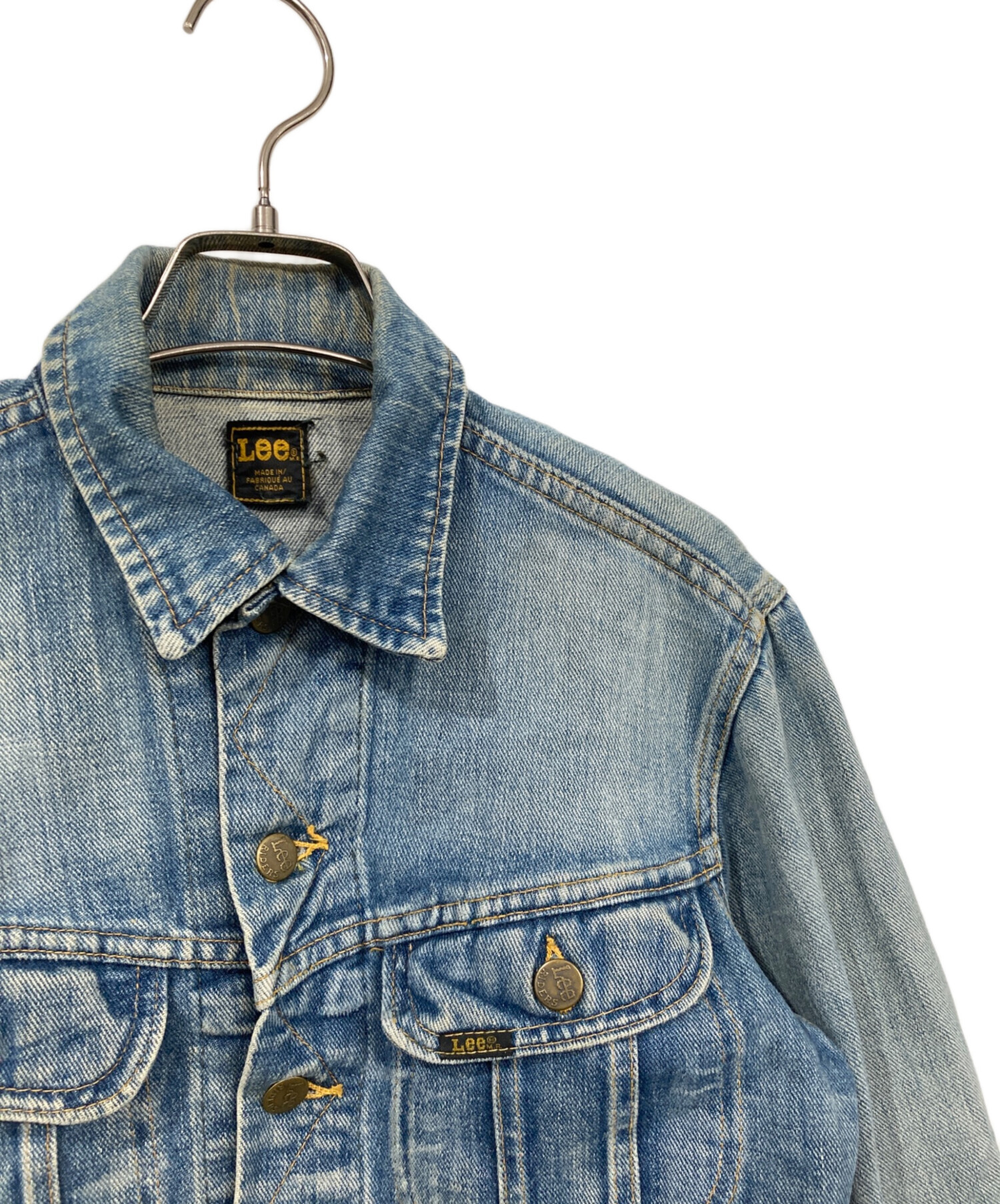 中古・古着通販】LEE (リー) デニムジャケット インディゴ サイズ:表記