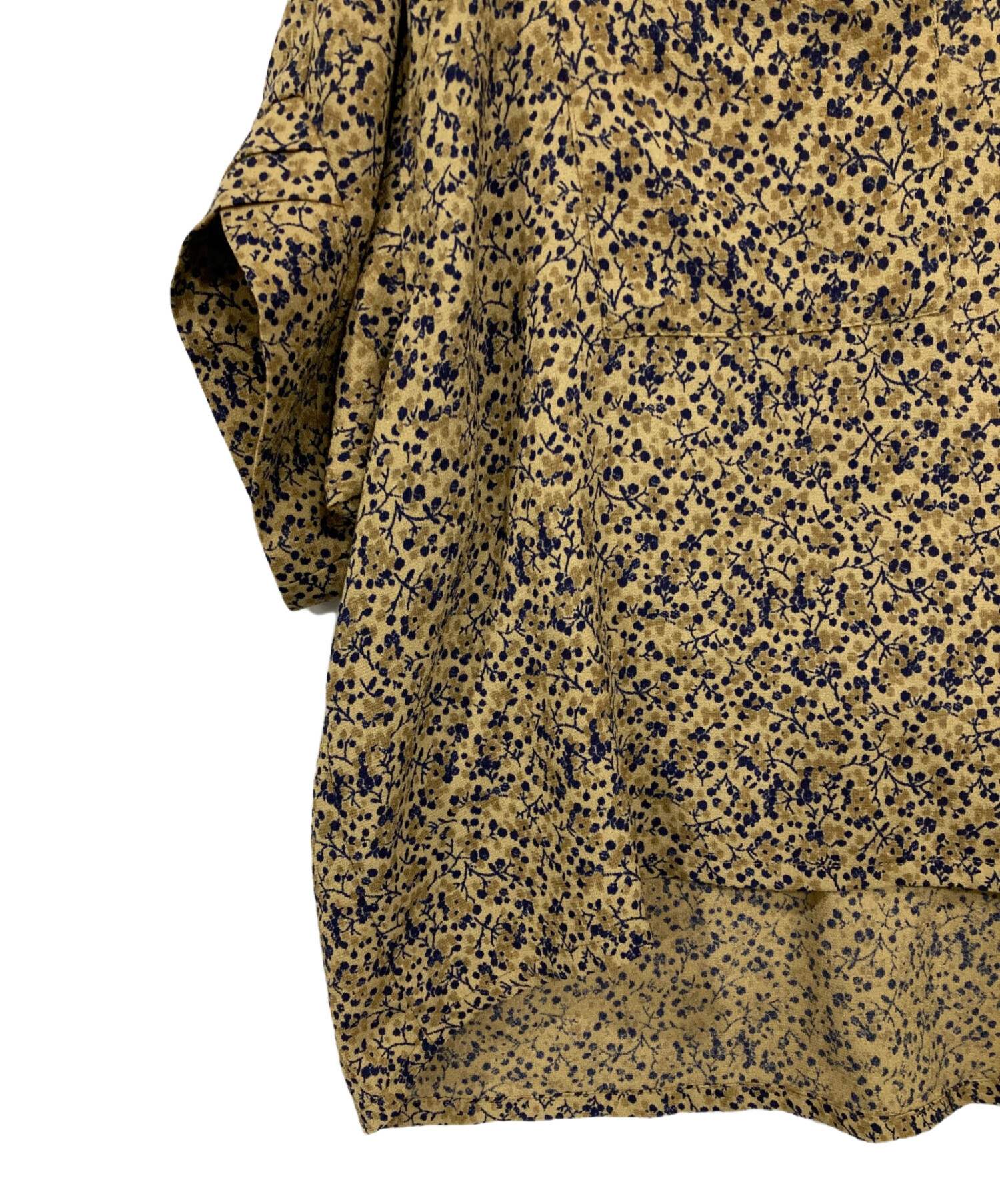 中古・古着通販】CLANE (クラネ) CIRCLE FLOWER SHIRT イエロー サイズ