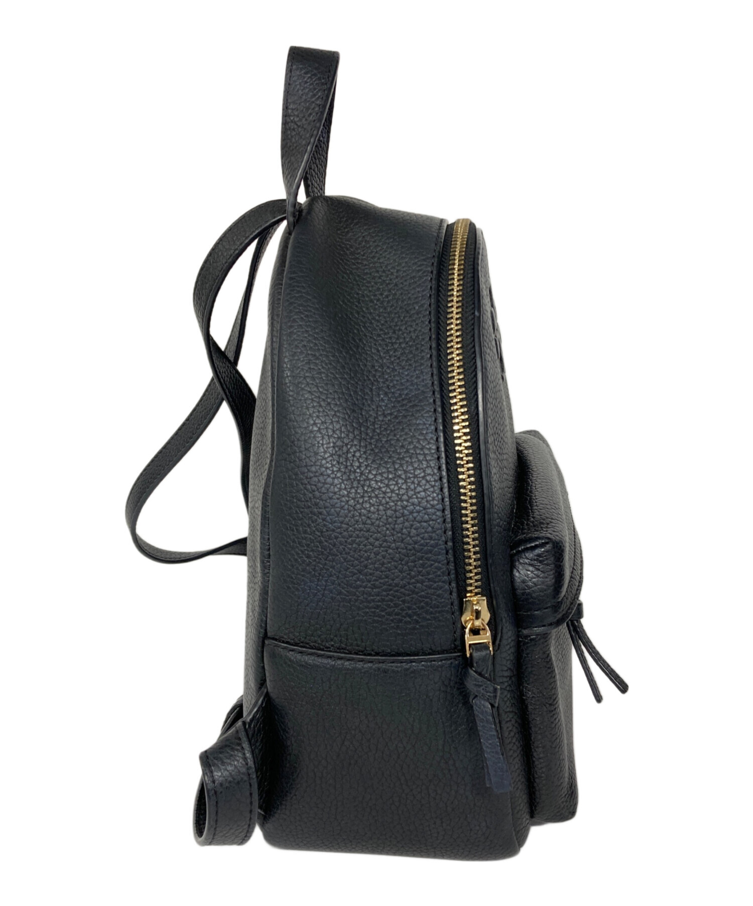 中古・古着通販】TORY BURCH (トリーバーチ) エンボスロゴシボ革ミニ