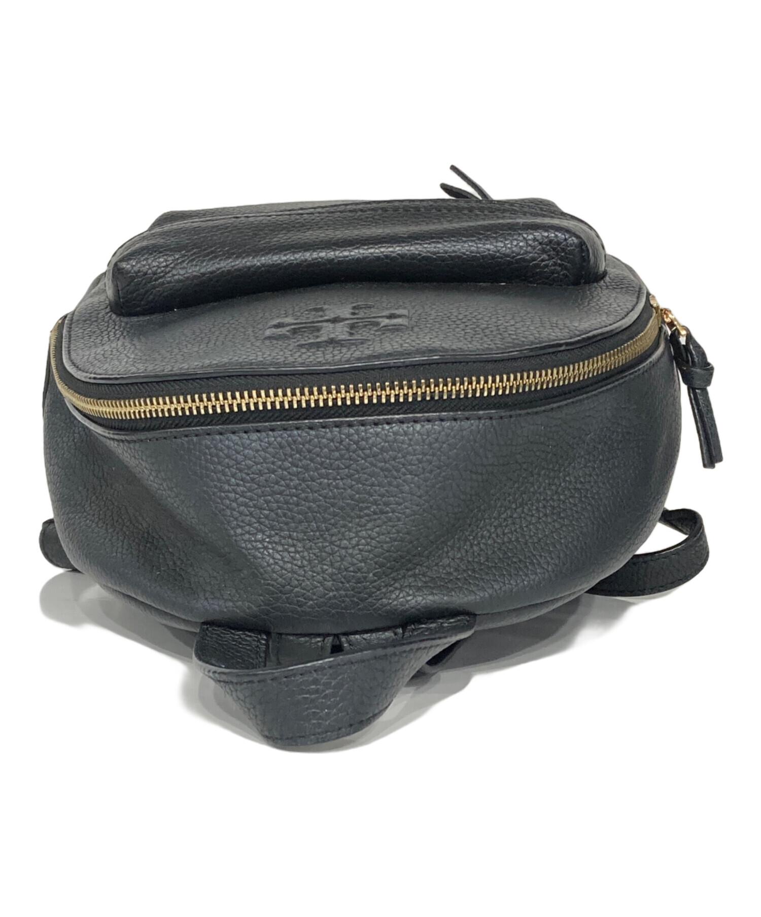 中古・古着通販】TORY BURCH (トリーバーチ) エンボスロゴシボ革ミニ