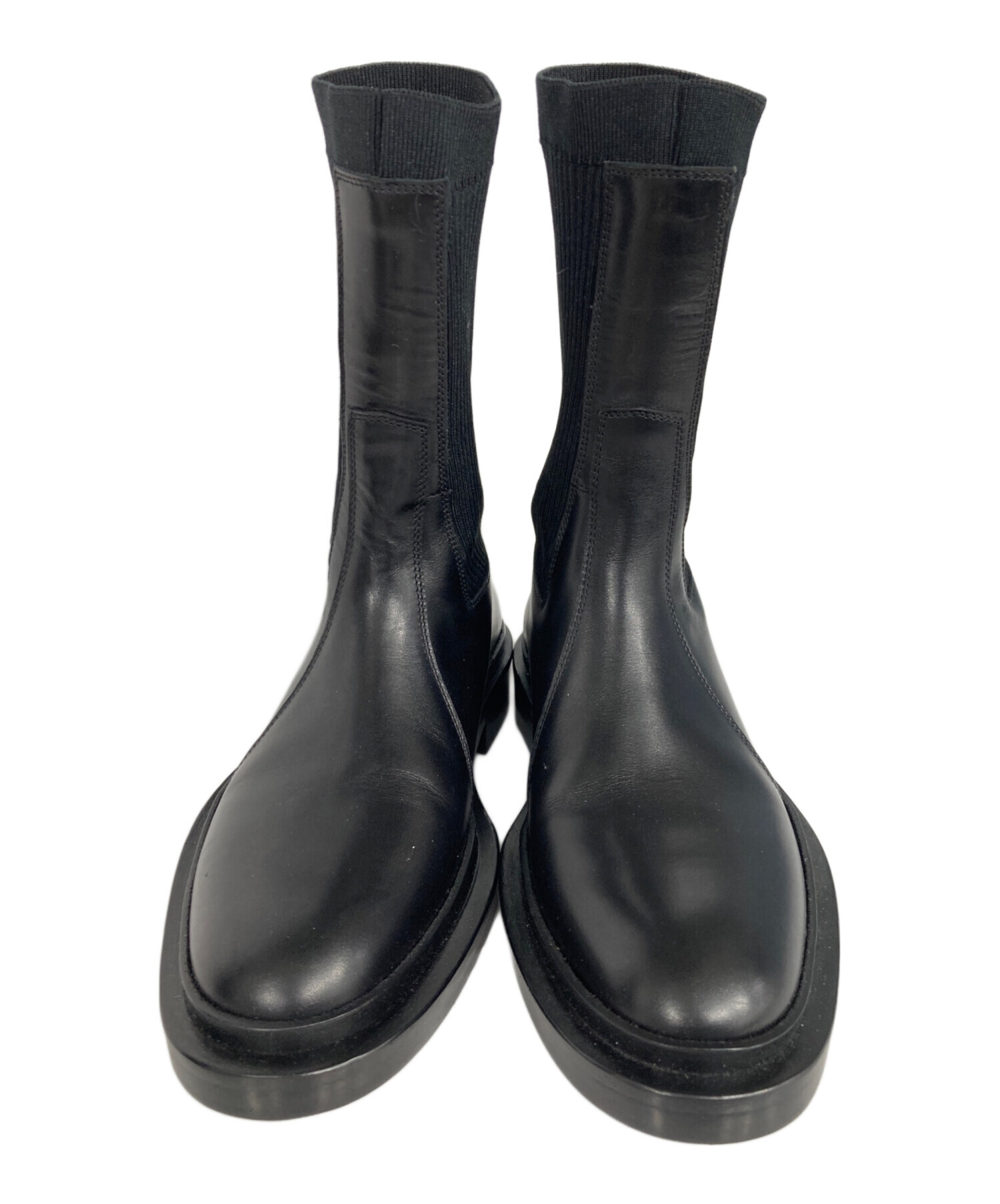 中古・古着通販】JIL SANDER (ジルサンダー) ソックスブーツ ブラック