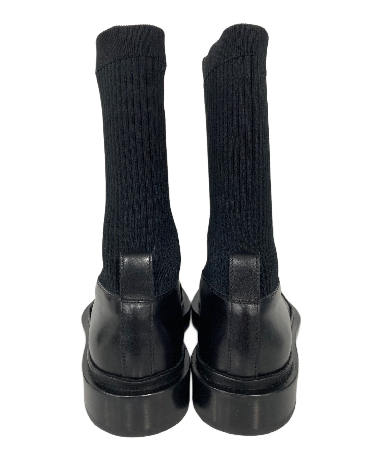 中古・古着通販】JIL SANDER (ジルサンダー) ソックスブーツ ブラック