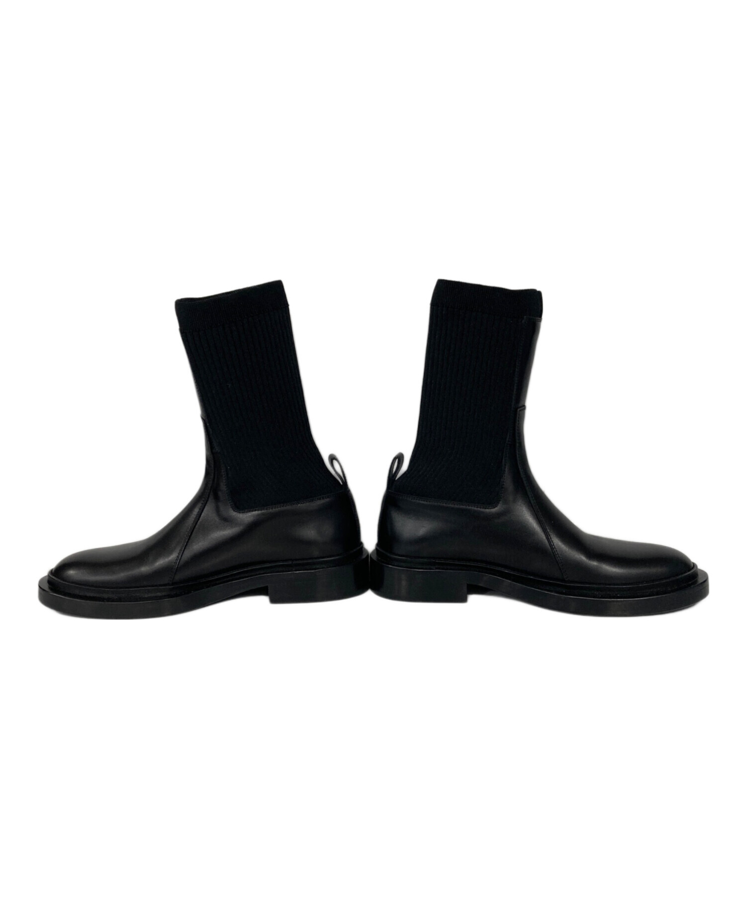 中古・古着通販】JIL SANDER (ジルサンダー) ソックスブーツ ブラック